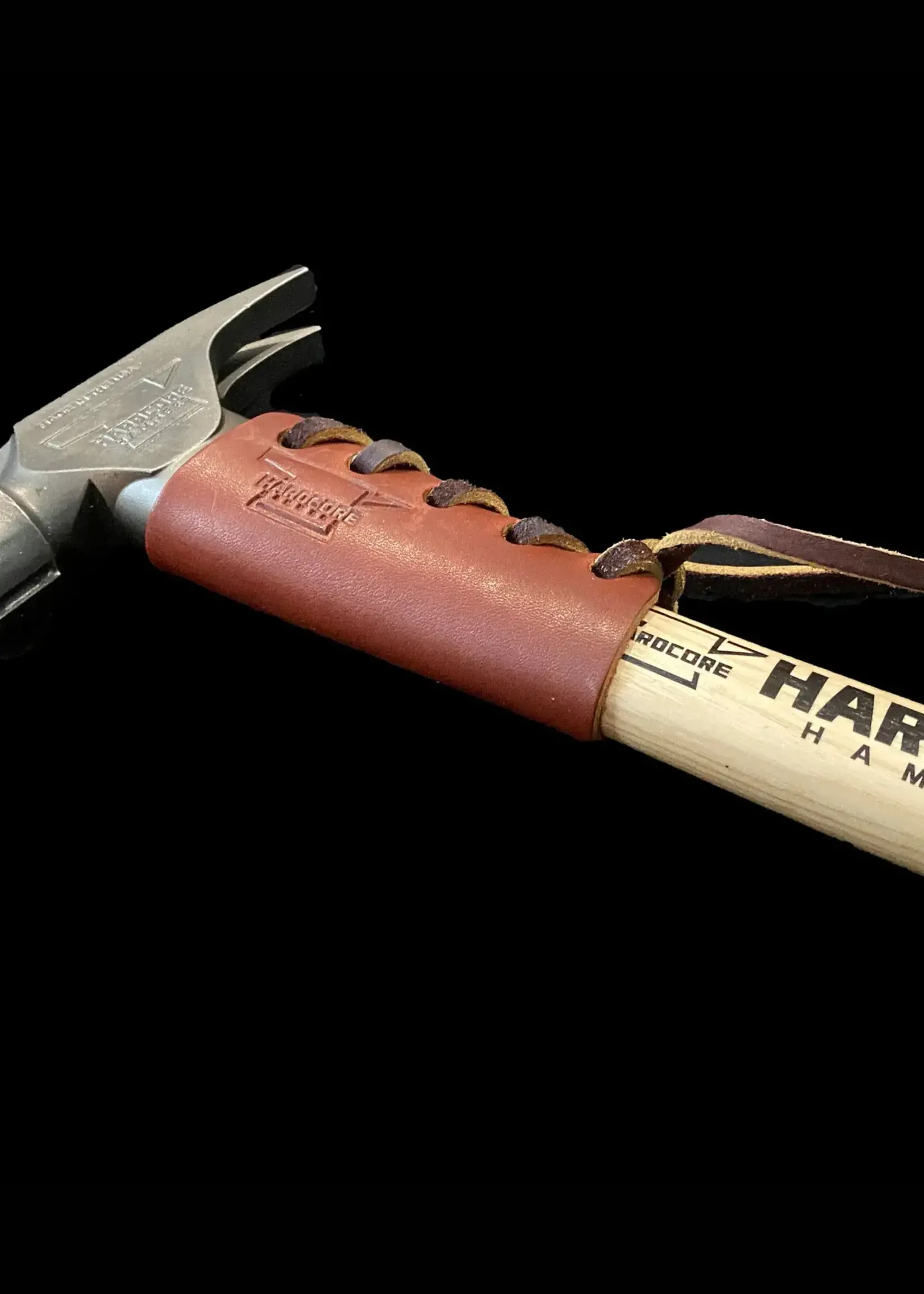 Hardcore Hammers Hardcore Hammers Hammer/Hatchet Leather Collar - Russet Brown