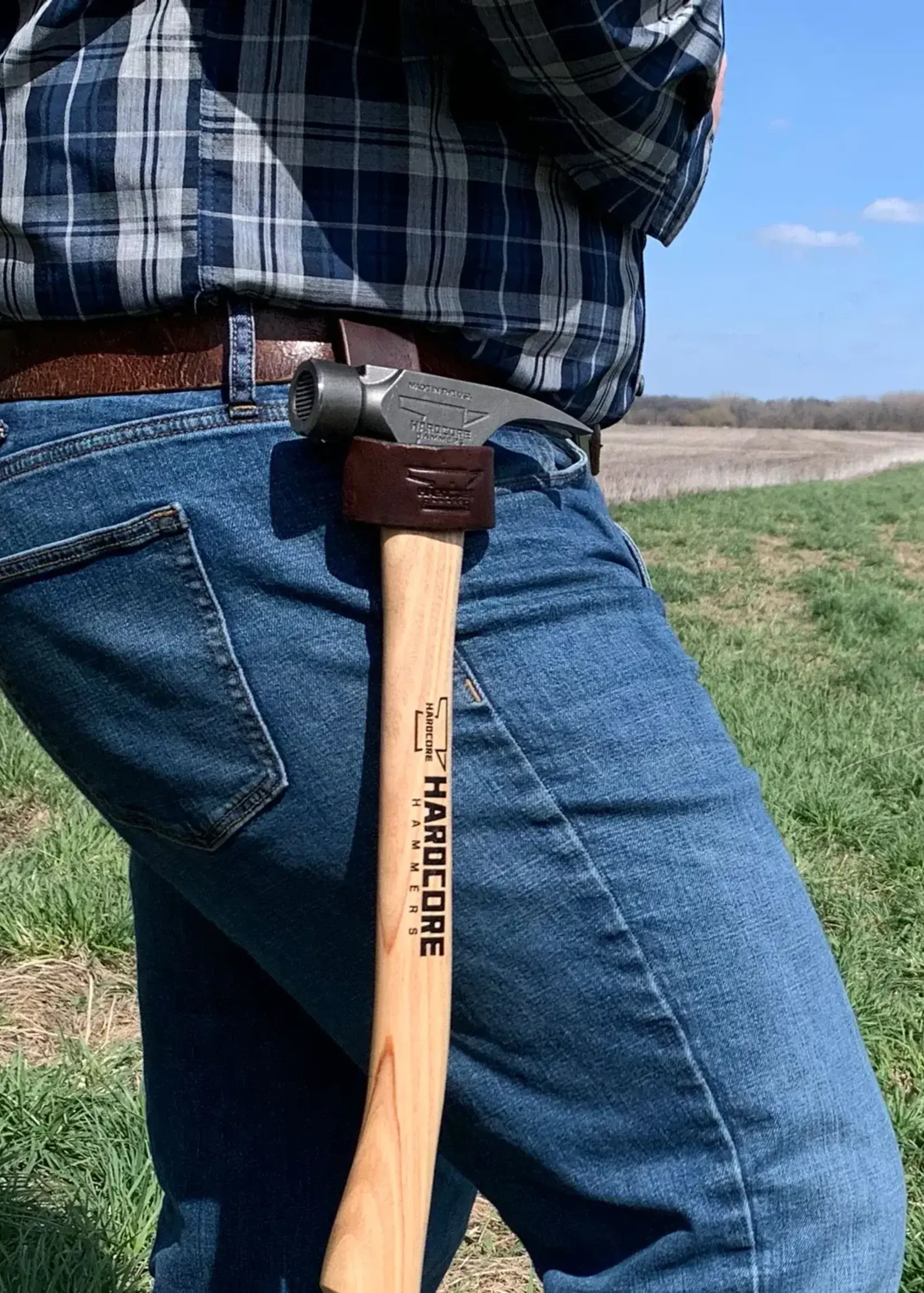 Hardcore Hammers Hardcore Hammers Leather Hammer/Hatchet Loop - Russet Brown