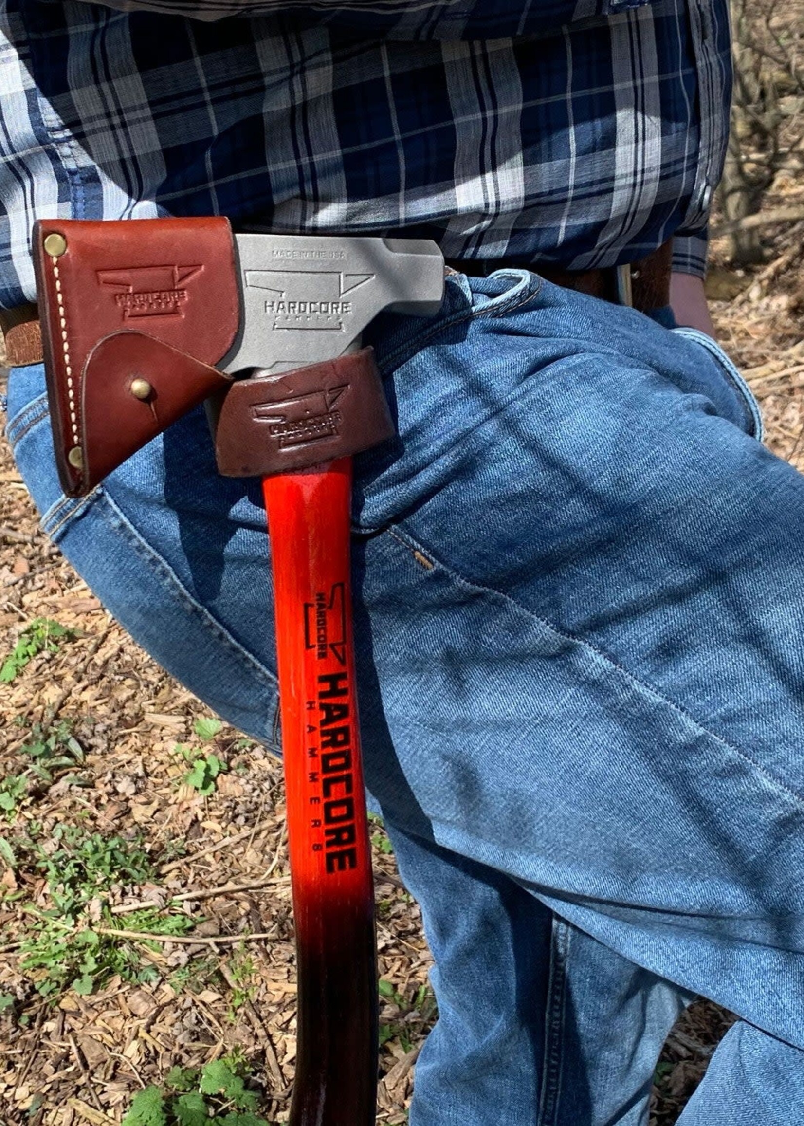 Hardcore Hammers Hardcore Hammers Leather Hammer/Hatchet Loop - Russet Brown