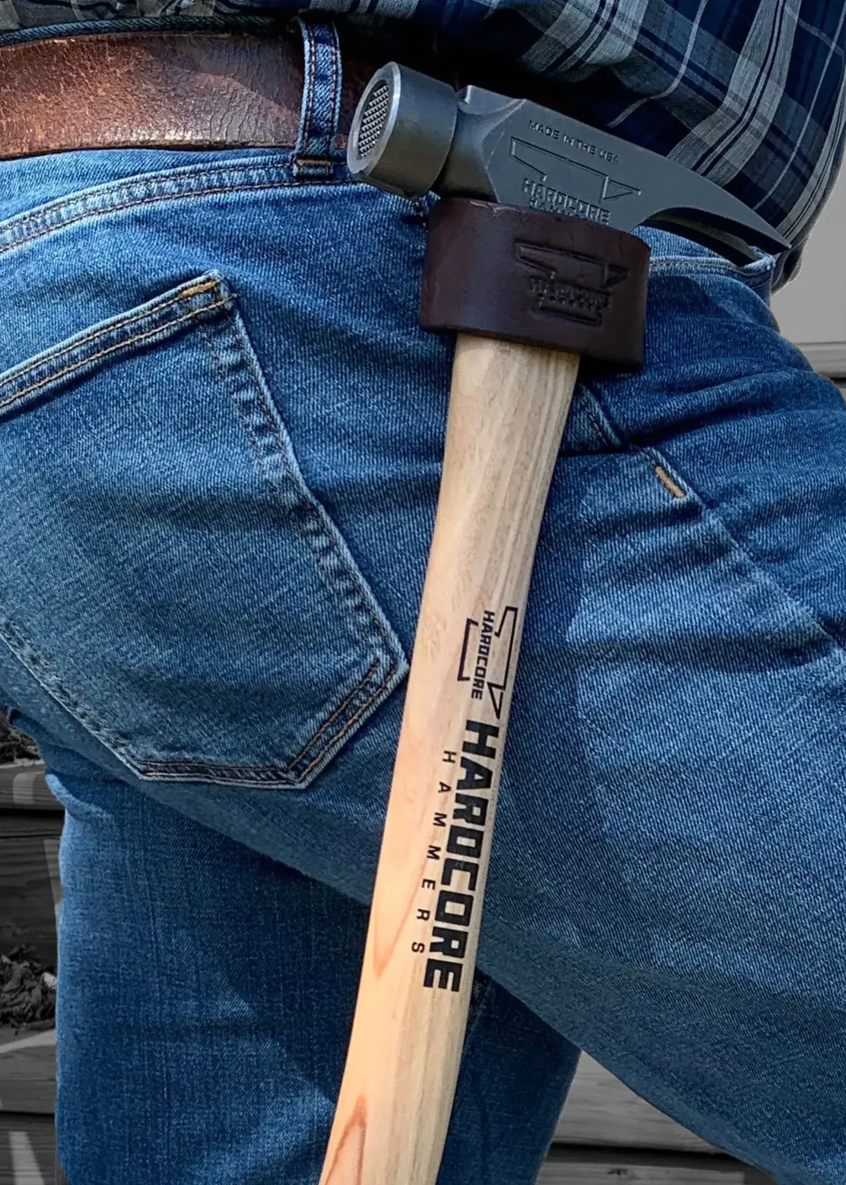 Hardcore Hammers Hardcore Hammers Leather Hammer/Hatchet Loop - Russet Brown