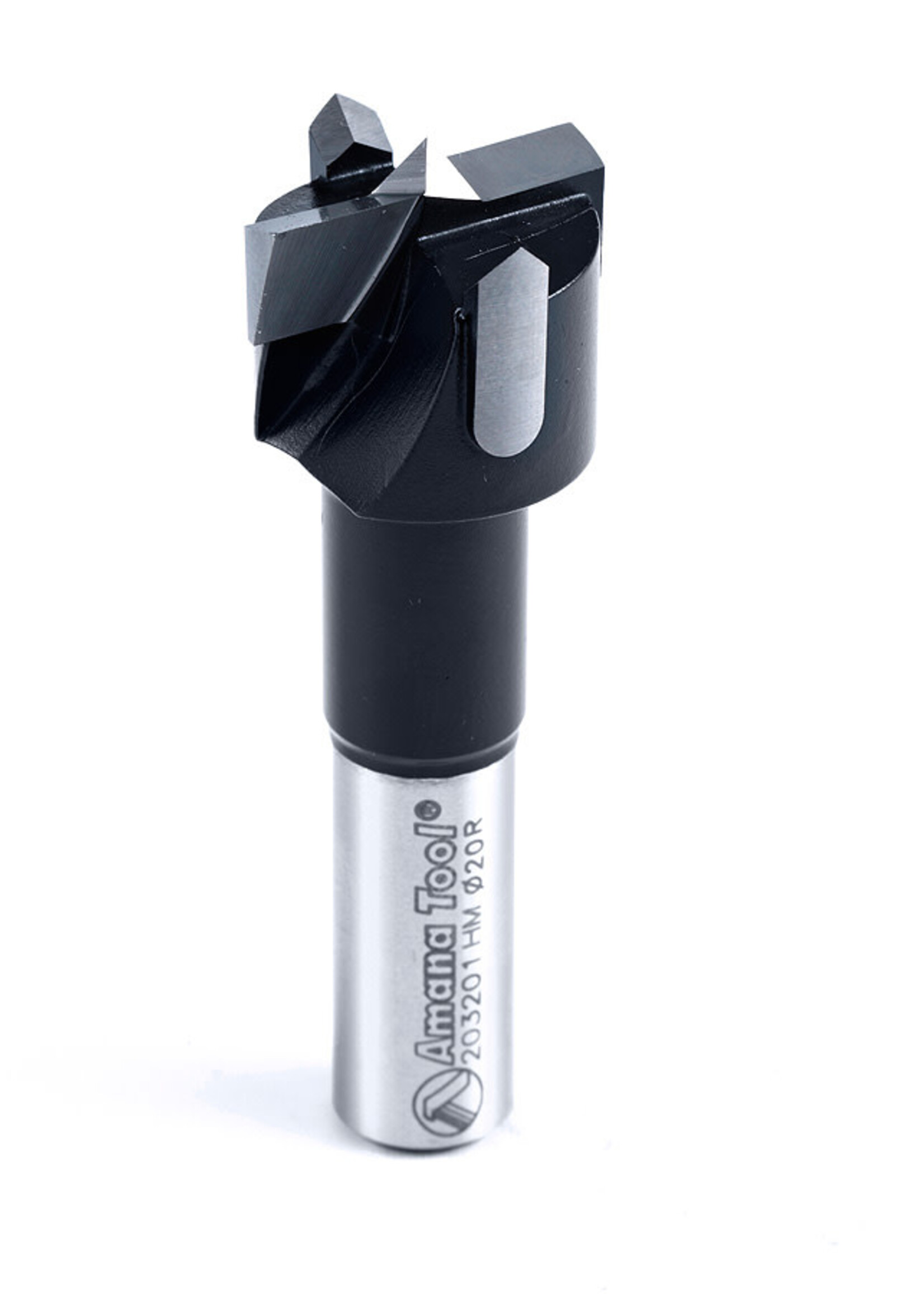 Amana Amana Carbide Tipped Hinge Boring Bit R/H 20mm Dia x 57mm Long x 10mm Shank