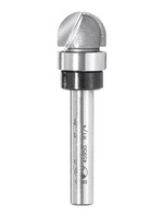 Amana Amana Carbide Tipped Core Box 1/4" Rad x 1/2" Dia x 3/8" x 1/4" Shank with Upper BB