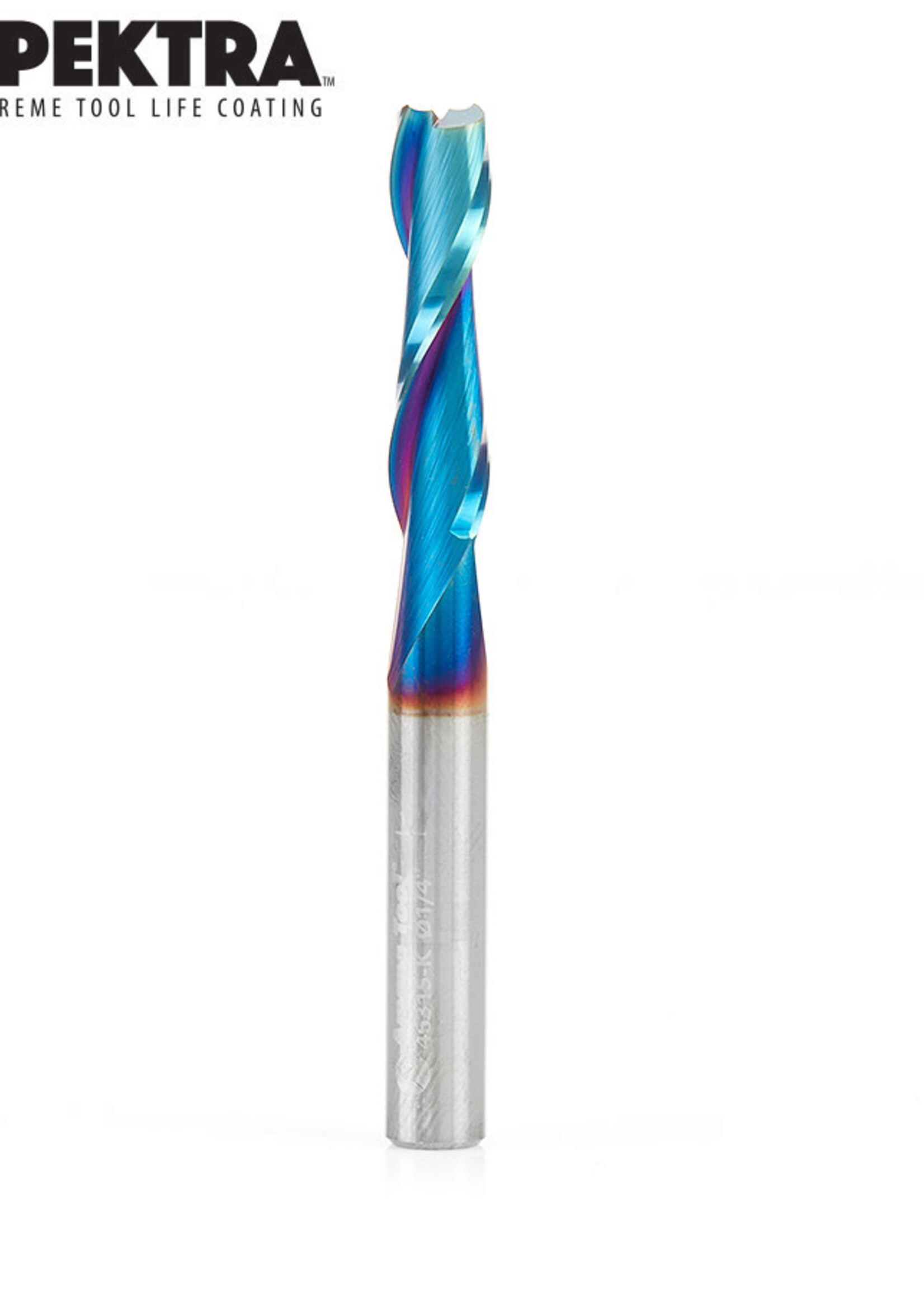 Amana Amana Spektra™ Extreme Tool Life Coated Spiral Plunge 1/4 Dia x 1 x 1/4 Inch Shank Up-Cut
