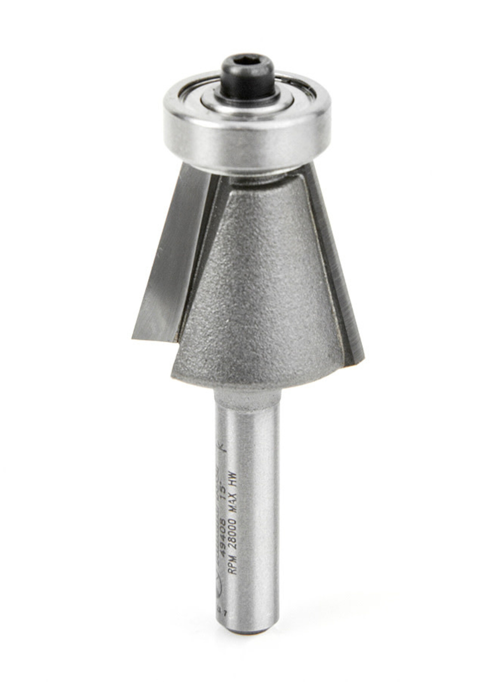 Amana Amana Carbide Tipped Chamfer 15 Deg x 7/8" Dia x 3/4" x 1/4" Shank