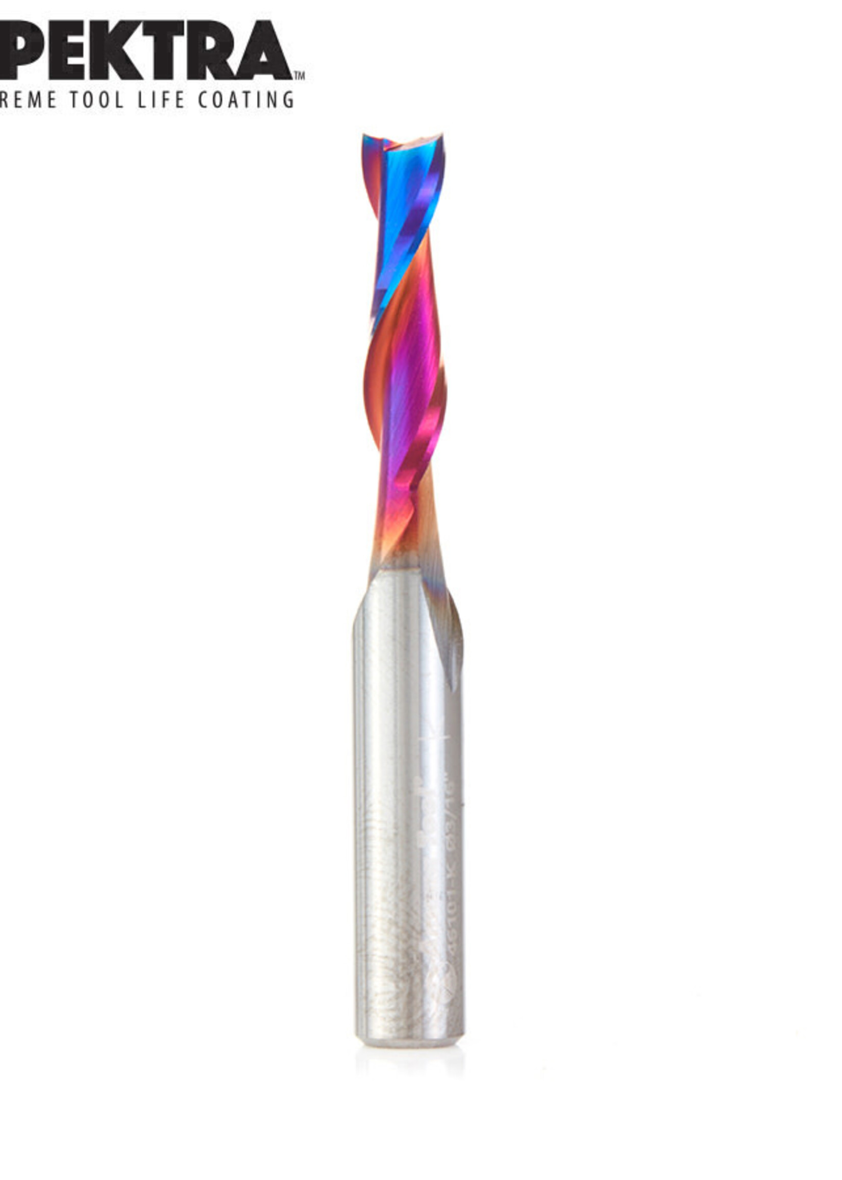 Amana Amana Spektra™ Extreme Tool Life Coated Spiral Plunge 3/16" Dia x 3/4" x 1/4" Shank Up-Cut