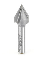 Amana Amana Carbide Tipped V-Groove 60 Deg x 1/2" Dia x 7/16" x 1/4" Shank