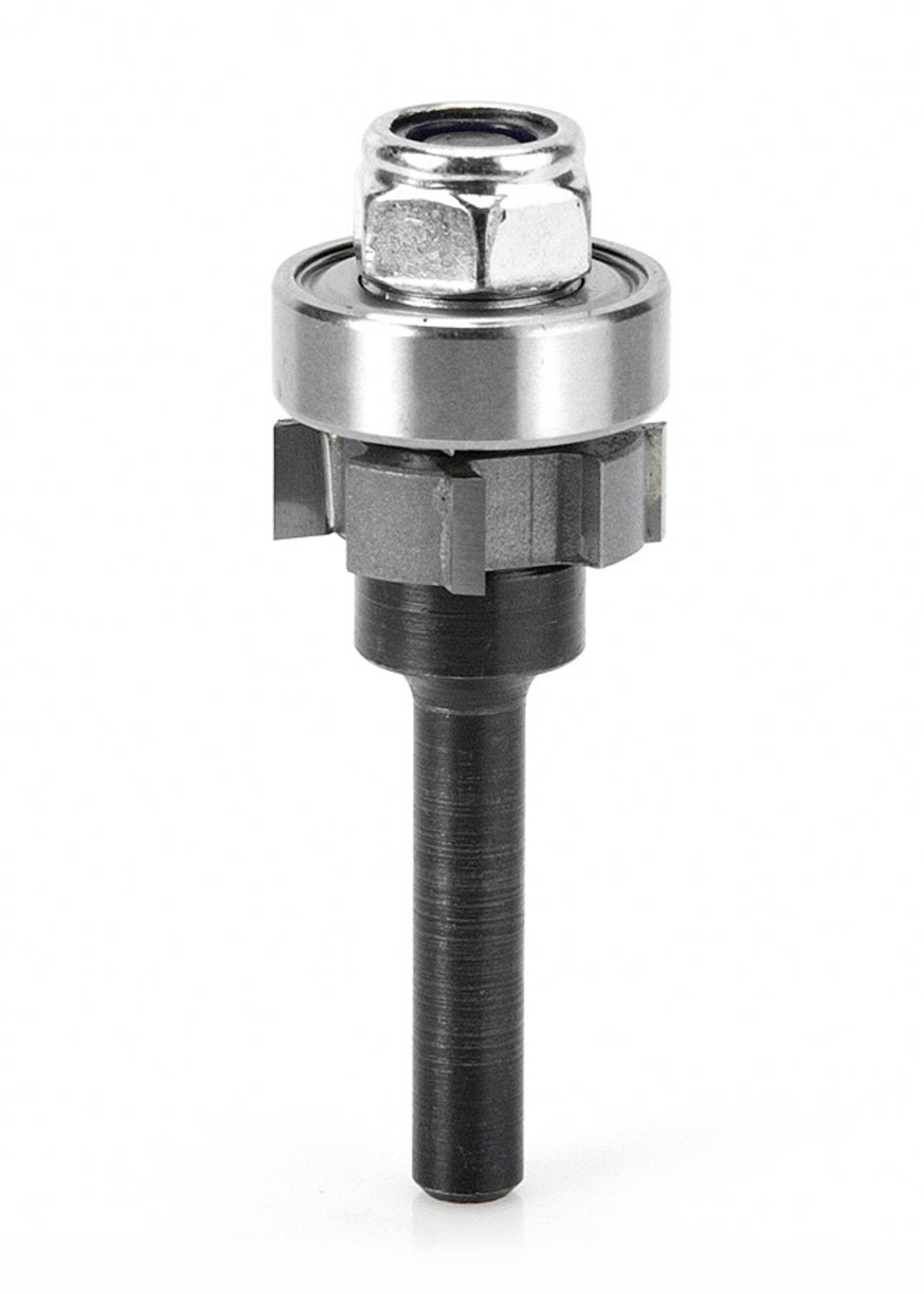 Amana Amana Carbide Tipped 4 Wing Flush Trim Single Bevel Cutter Assembly 7/8" Dia x 1/4" x 1/4" Shank