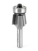 Amana Amana Carbide Tipped Bevel Laminate Trim 7 Deg x 3/4" Dia x 7/16" x 1/4" Shank with BB 3-Flute