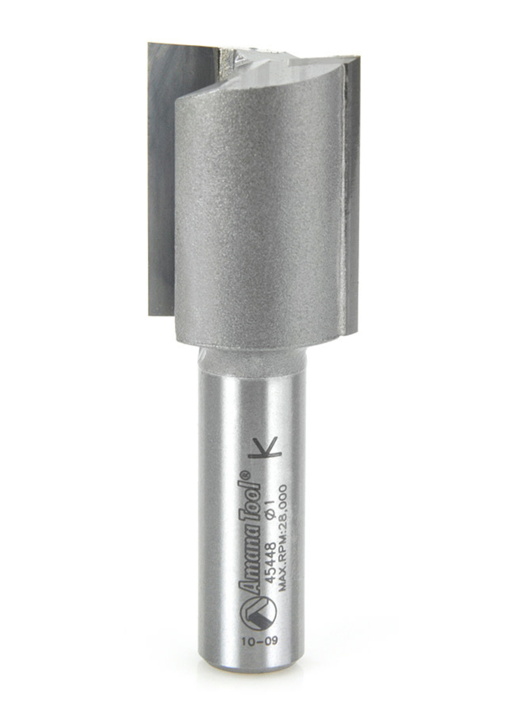 Amana Amana Carbide Tipped Straight Plunge High Production 1" Dia x 1-1/4" x 1/2" Shank