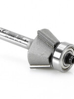 Amana Amana Carbide Tipped Bevel Laminate Trim 22 Deg x 15/16" Dia x 7/16" x 1/4" Shank with BB 3-Flute