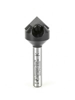 Amana Amana In-Tech Insert Carbide V Groove 90 Deg x 11/16 D x 21/64 CH x 1/4 Inch SHK Single Flute Router Bit