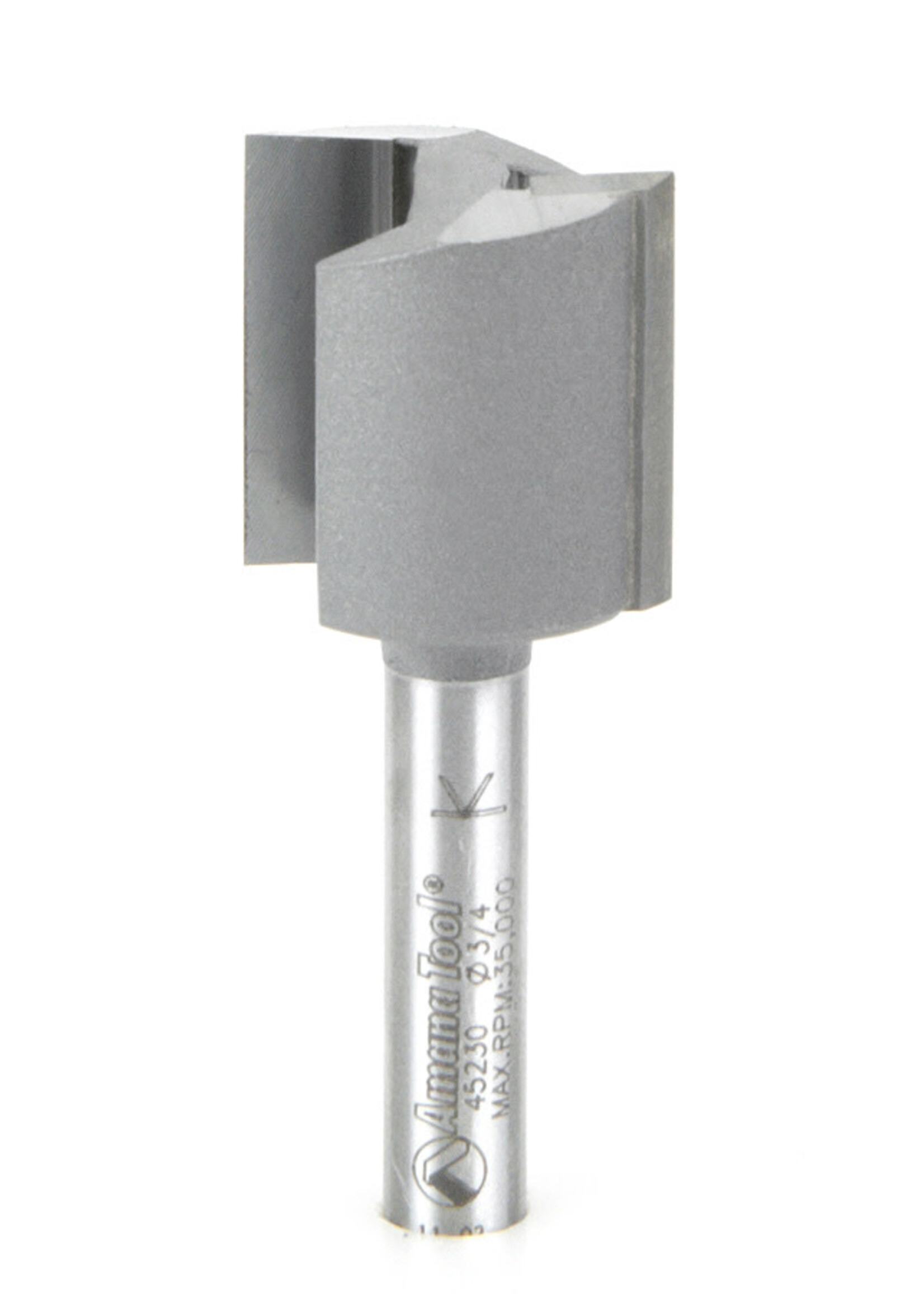 Amana Amana Carbide Tipped Straight Plunge High Production 3/4" Dia x 3/4" x 1/4" Shank