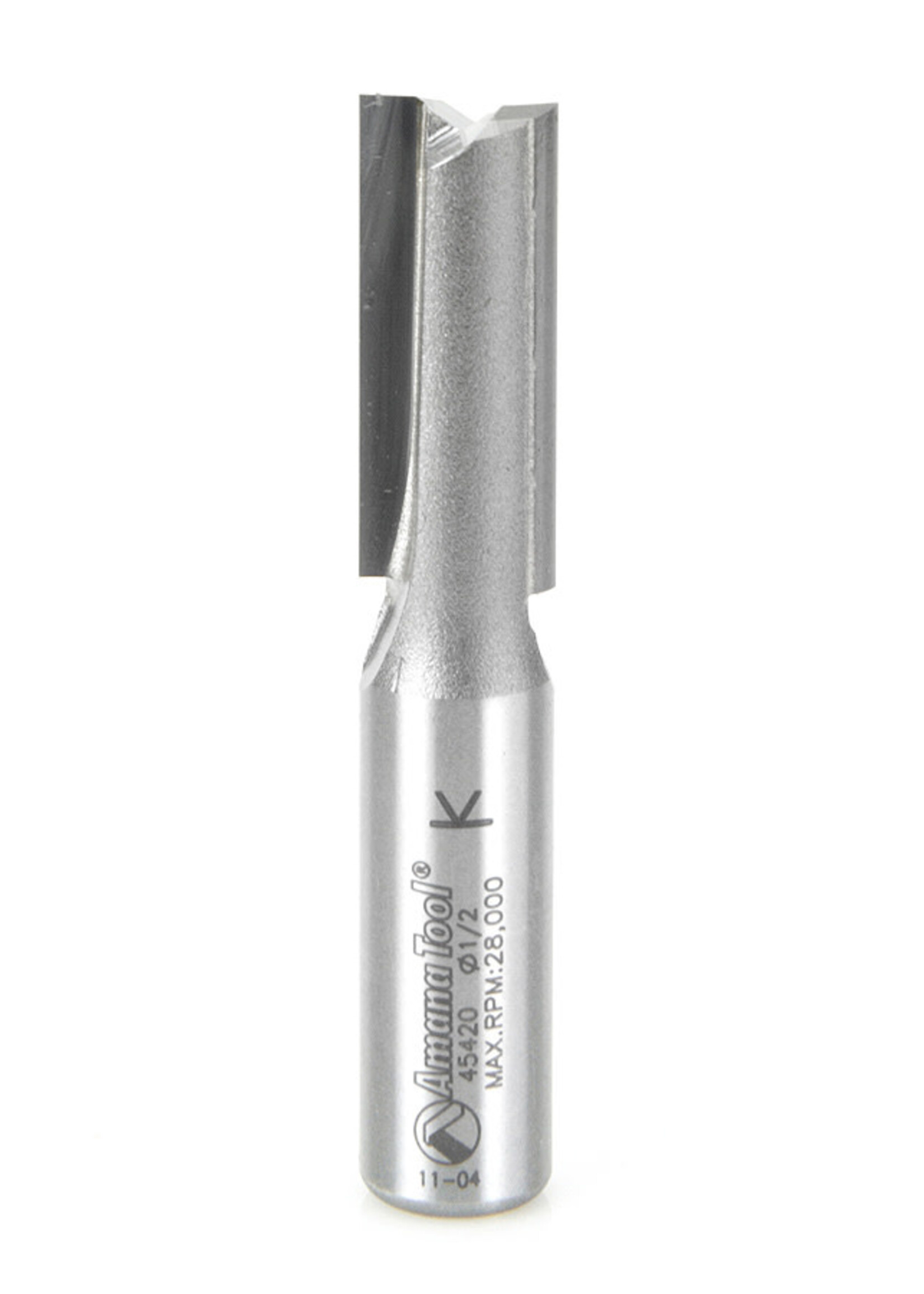 Amana Amana Carbide Tipped Straight Plunge 1/2" Dia x 1-1/4" x 1/2" Shank