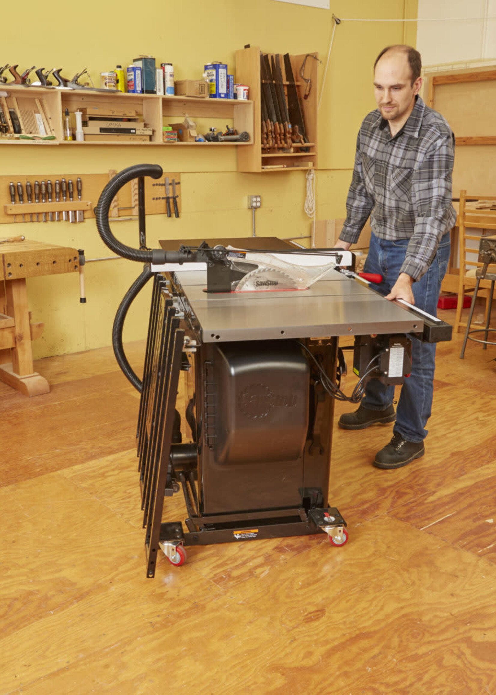 SawStop SawStop Industrial Cabinet Saw Mobile Base W/PCS Conversion Kit