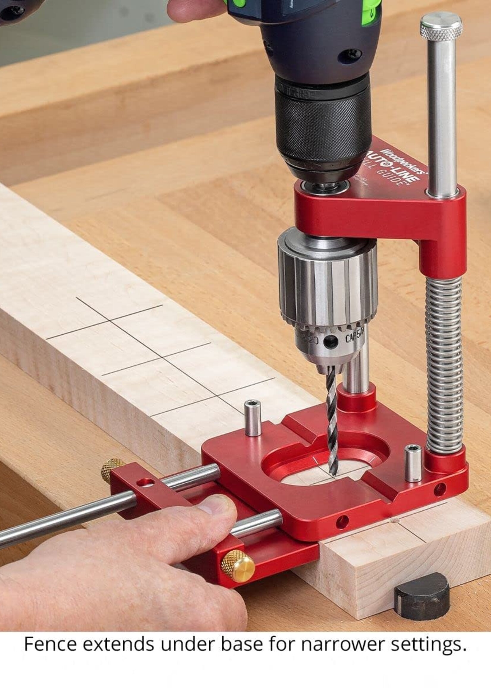 Woodpeckers Woodpeckers Auto-Line Drill Guide Deluxe Kit