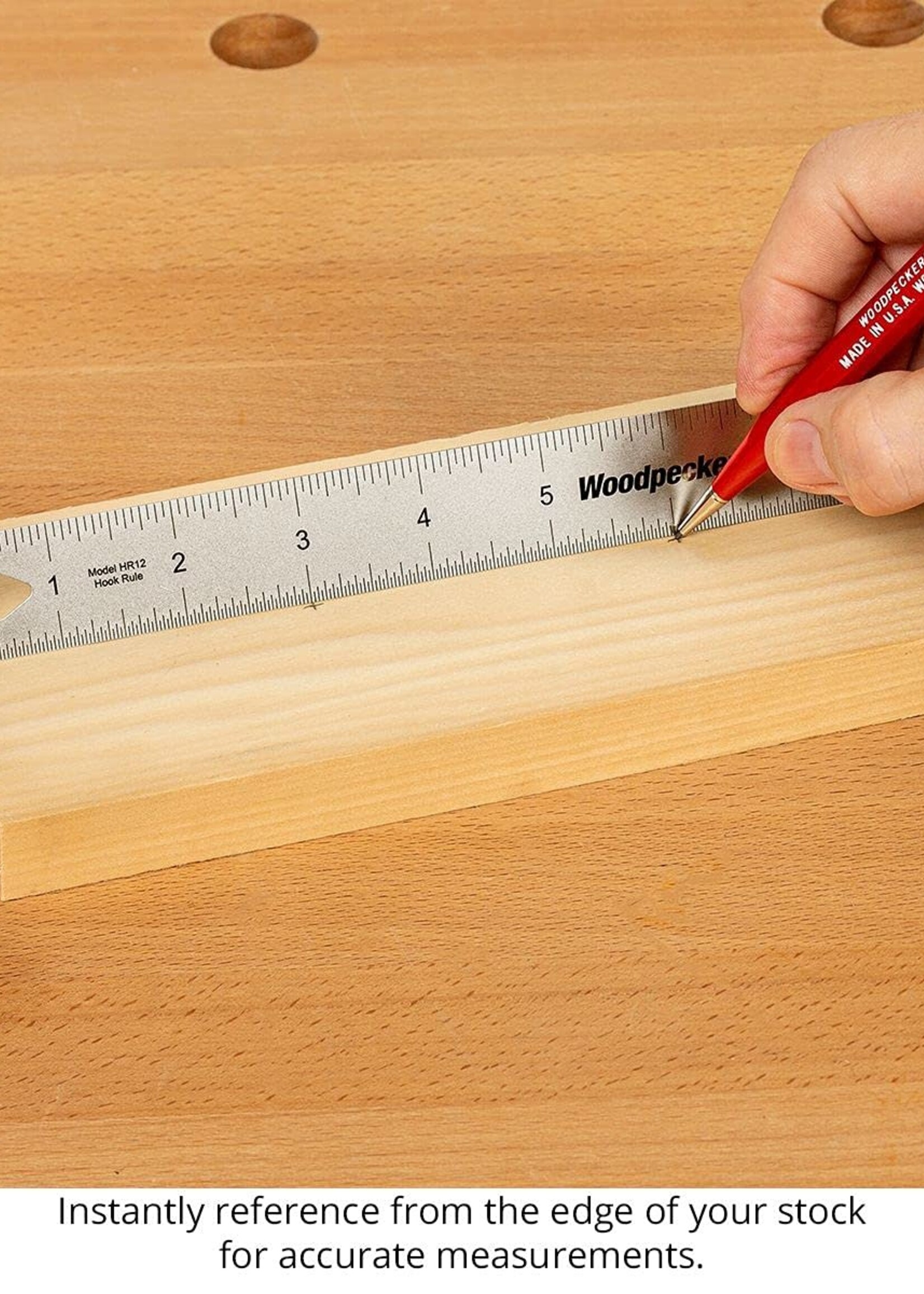 Woodpeckers Woodpeckers Hook Rules 24" with Rack-It