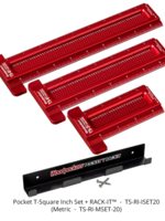 Woodpeckers Woodpeckers Pocket T-Square Inch Set with Rack-It
