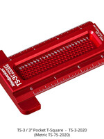 Woodpeckers Woodpeckers Pocket T-Square 3"