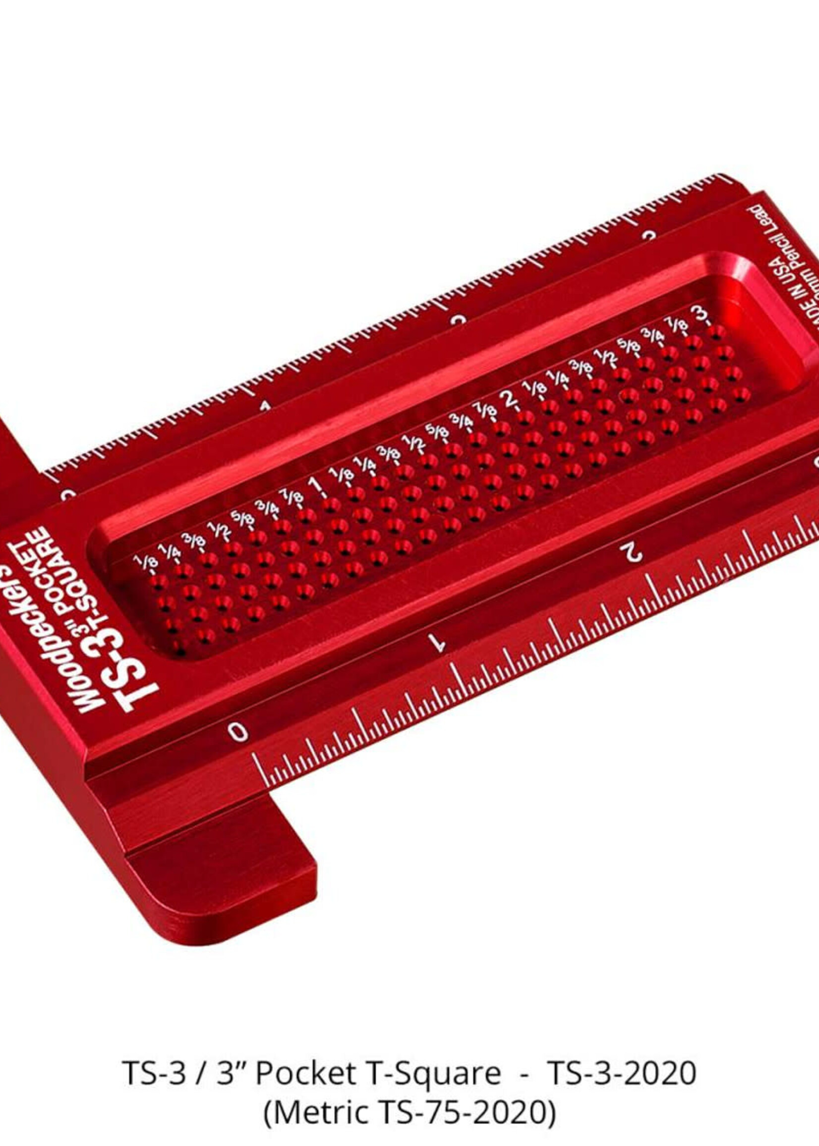 Woodpeckers Woodpeckers Pocket T-Square 3"