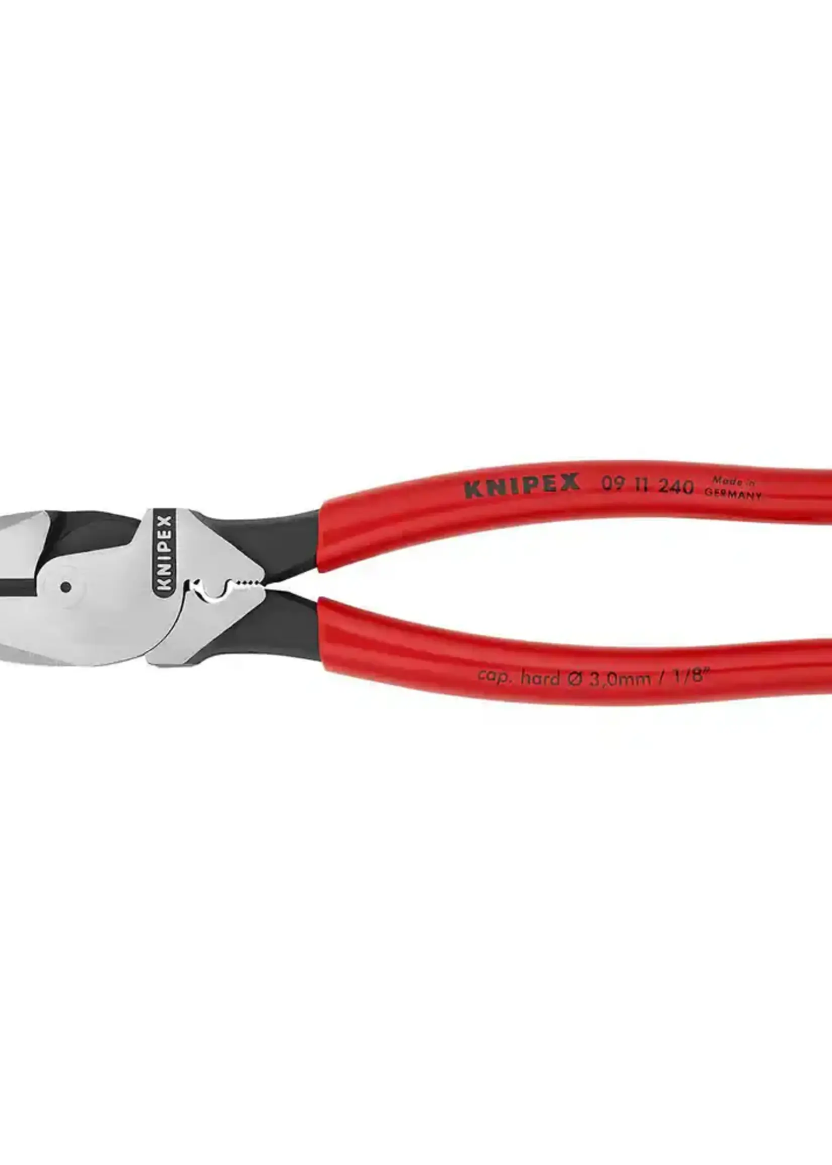 Knipex Knipex 9 1/2" High Leverage Lineman's Pliers with Fish Tape Puller & Crimper