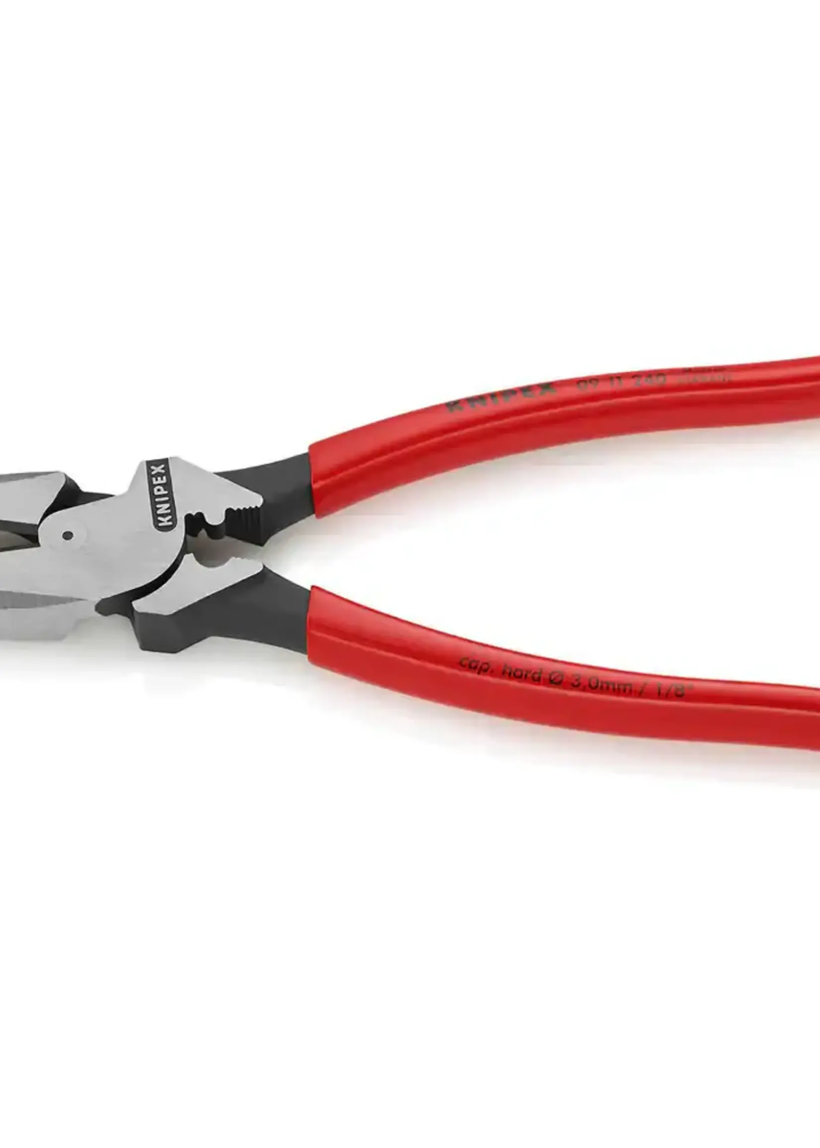 Knipex Knipex 9 1/2" High Leverage Lineman's Pliers with Fish Tape Puller & Crimper