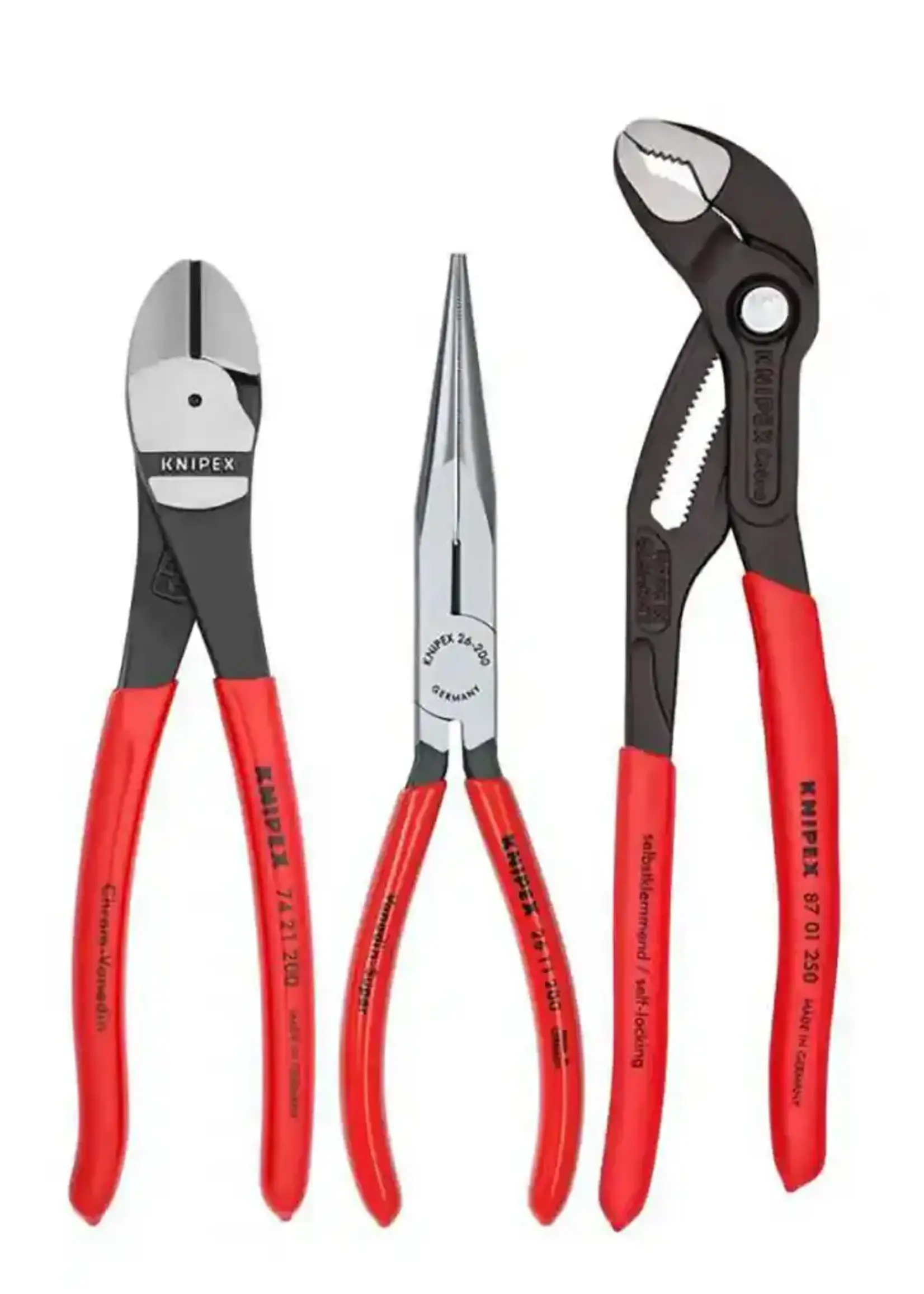 Knipex Knipex 3 Pc Universal Set with Cobra® Pliers