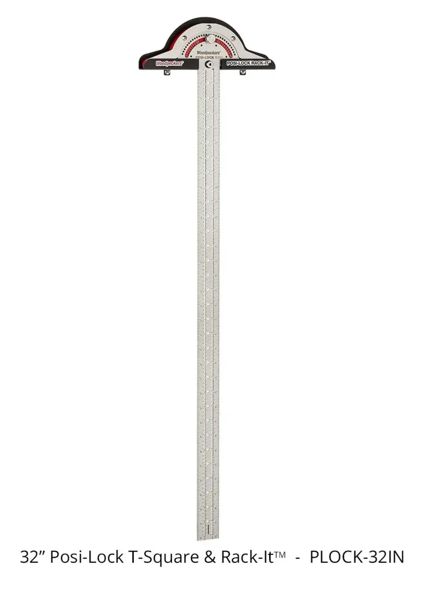 Woodpeckers Woodpeckers Posi-Lock  T-Square 32" with Rack-It - OneTIME Tool