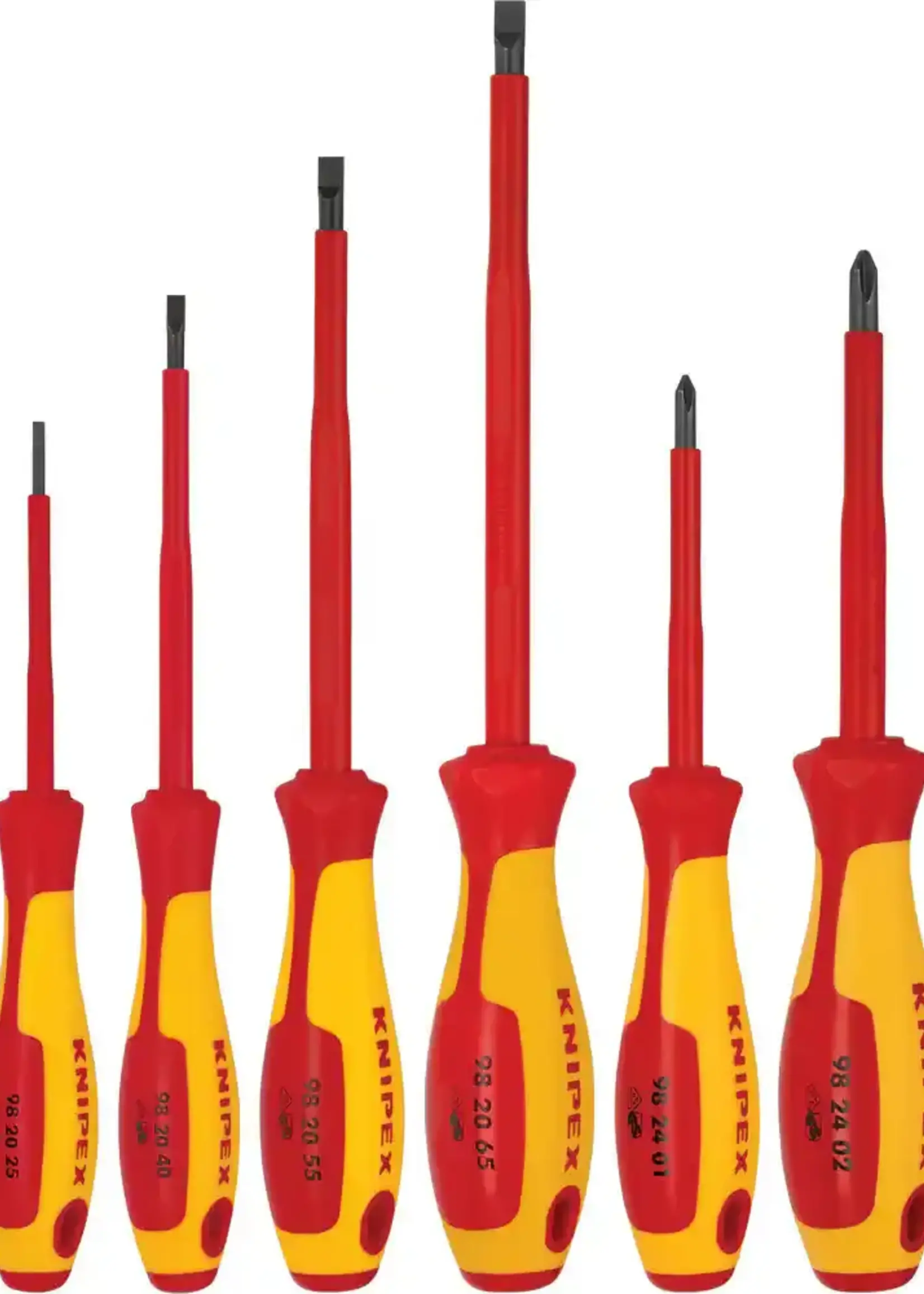 Knipex Knipex 6 Pc Screwdriver Set-1000V Insulated