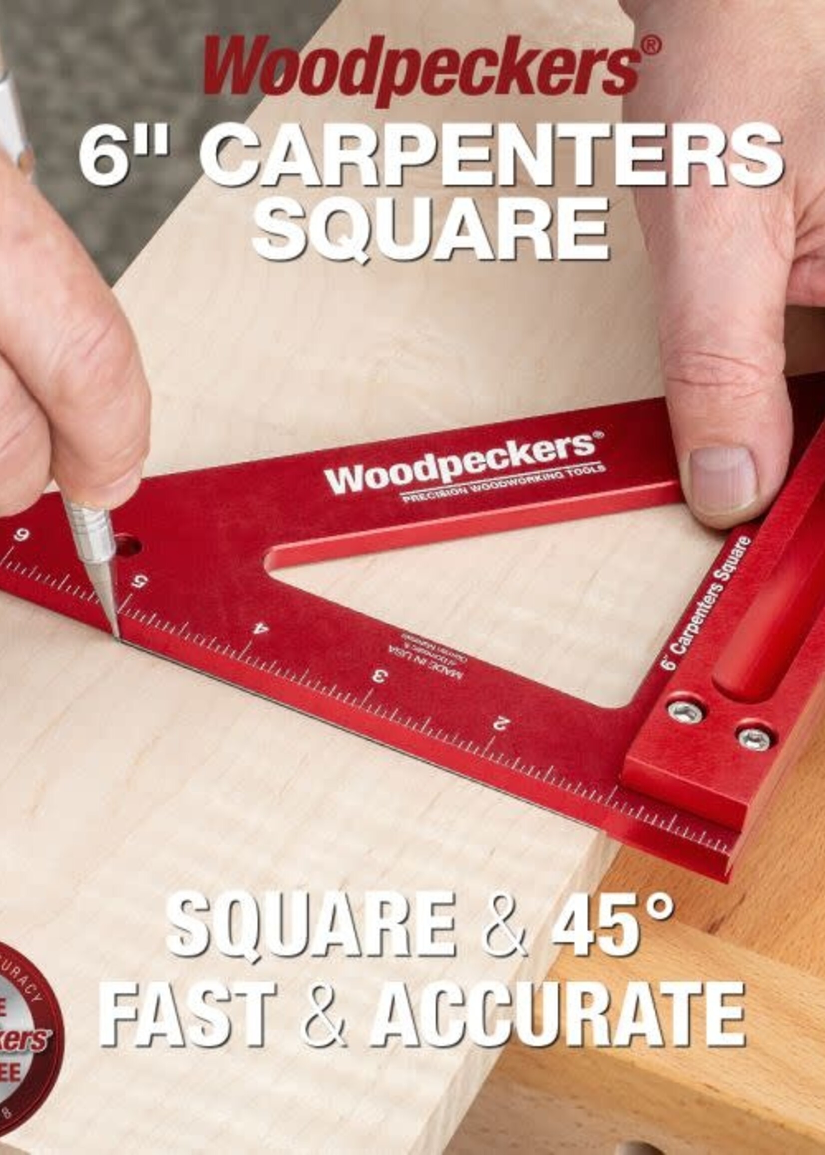 Woodpeckers Woodpeckers Carpenter's Square 6"