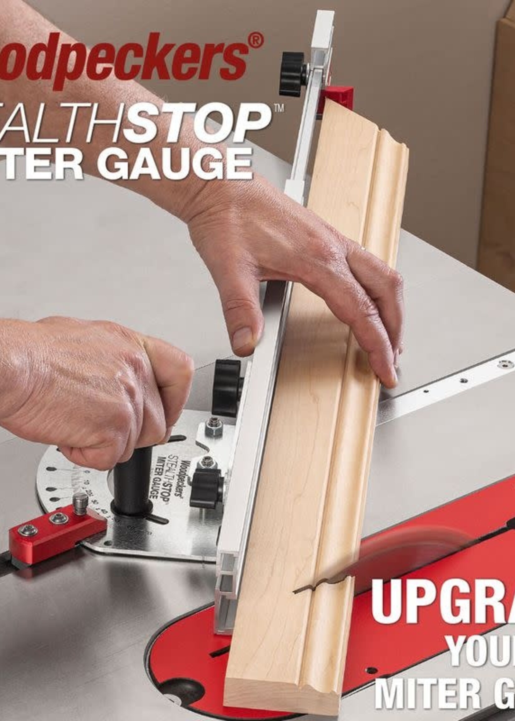 Woodpeckers Woodpeckers StealthStop Miter Gauge with Fence and Stop