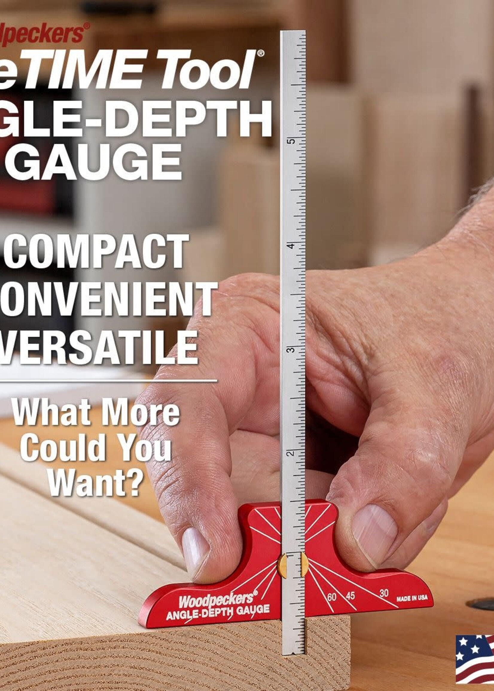 Woodpeckers Woodpeckers Angle-Depth Gauge - OneTIME Tool