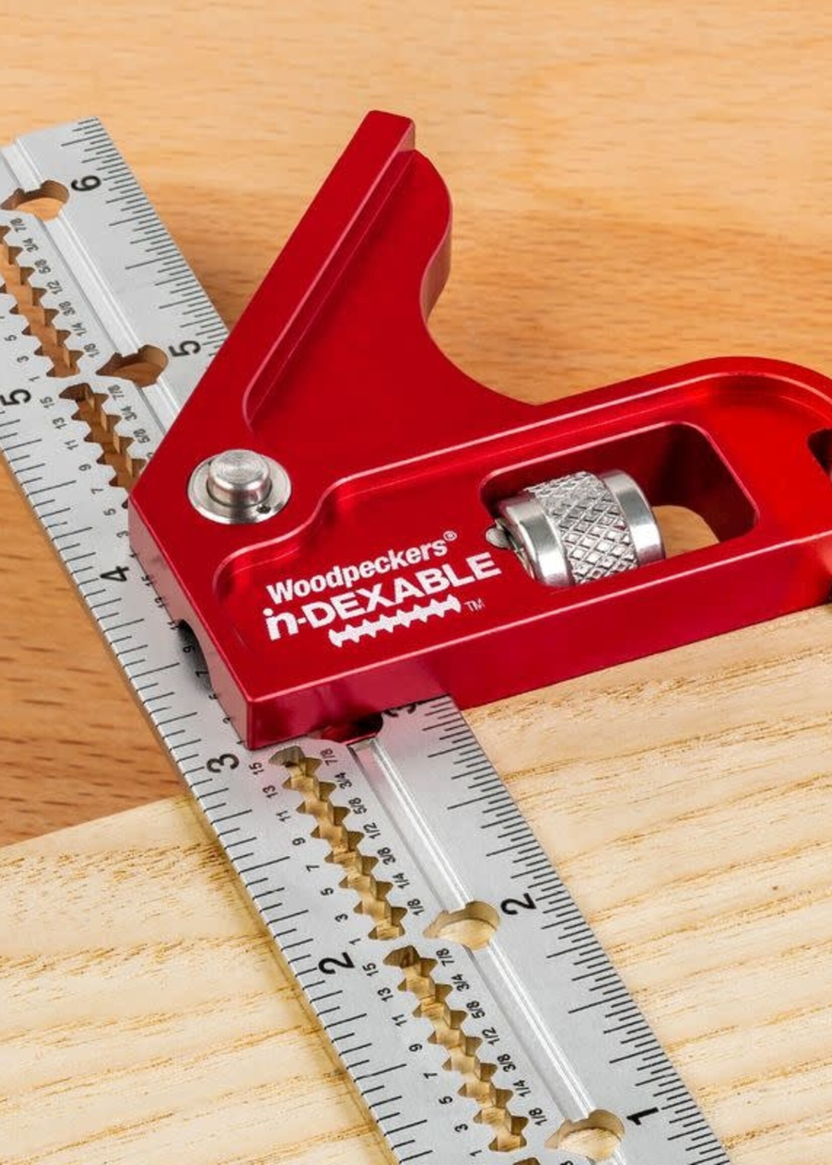 Woodpeckers Woodpeckers Mini in-DEXABLE Combo Square 6" with Rack-It