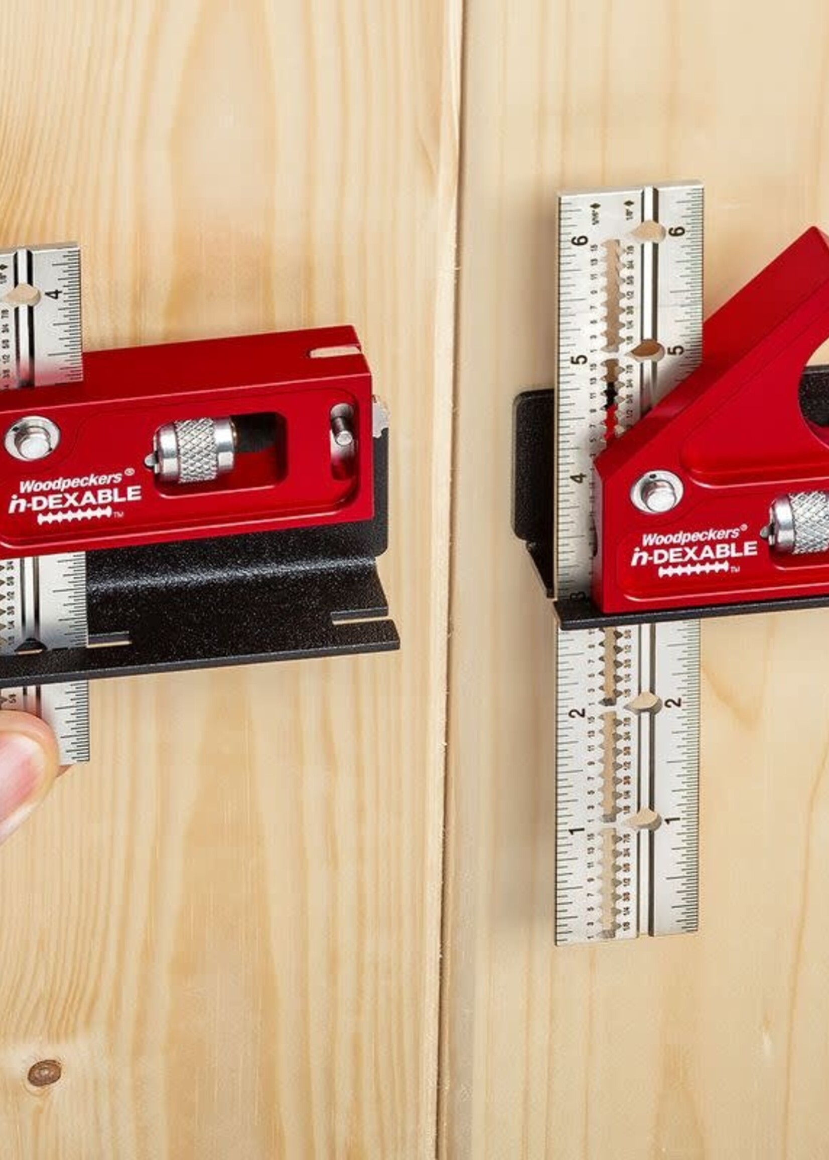Woodpeckers Woodpeckers Mini in-DEXABLE Combo Square 6" with Rack-It