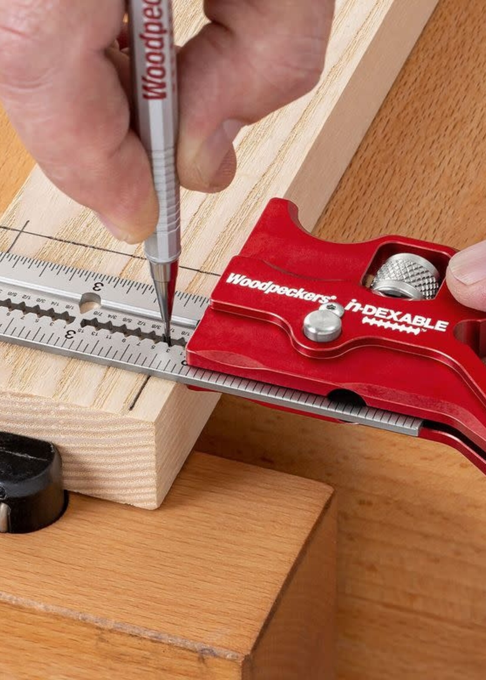 Woodpeckers Woodpeckers Mini in-DEXABLE Center Finder 4" and Rack-It