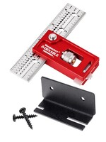 Woodpeckers Woodpeckers Mini in-DEXABLE Double Square 4" with Rack-It