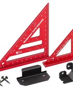 Woodpeckers Woodpeckers DelVe Square Aluminum Set 3.5" and 6" with Rack-Its