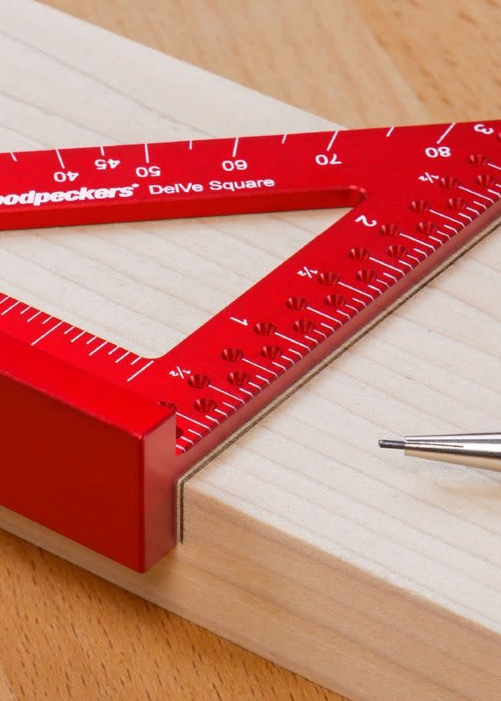 Woodpeckers Woodpeckers DelVe Square Aluminum Set 3.5" and 6" with Rack-Its