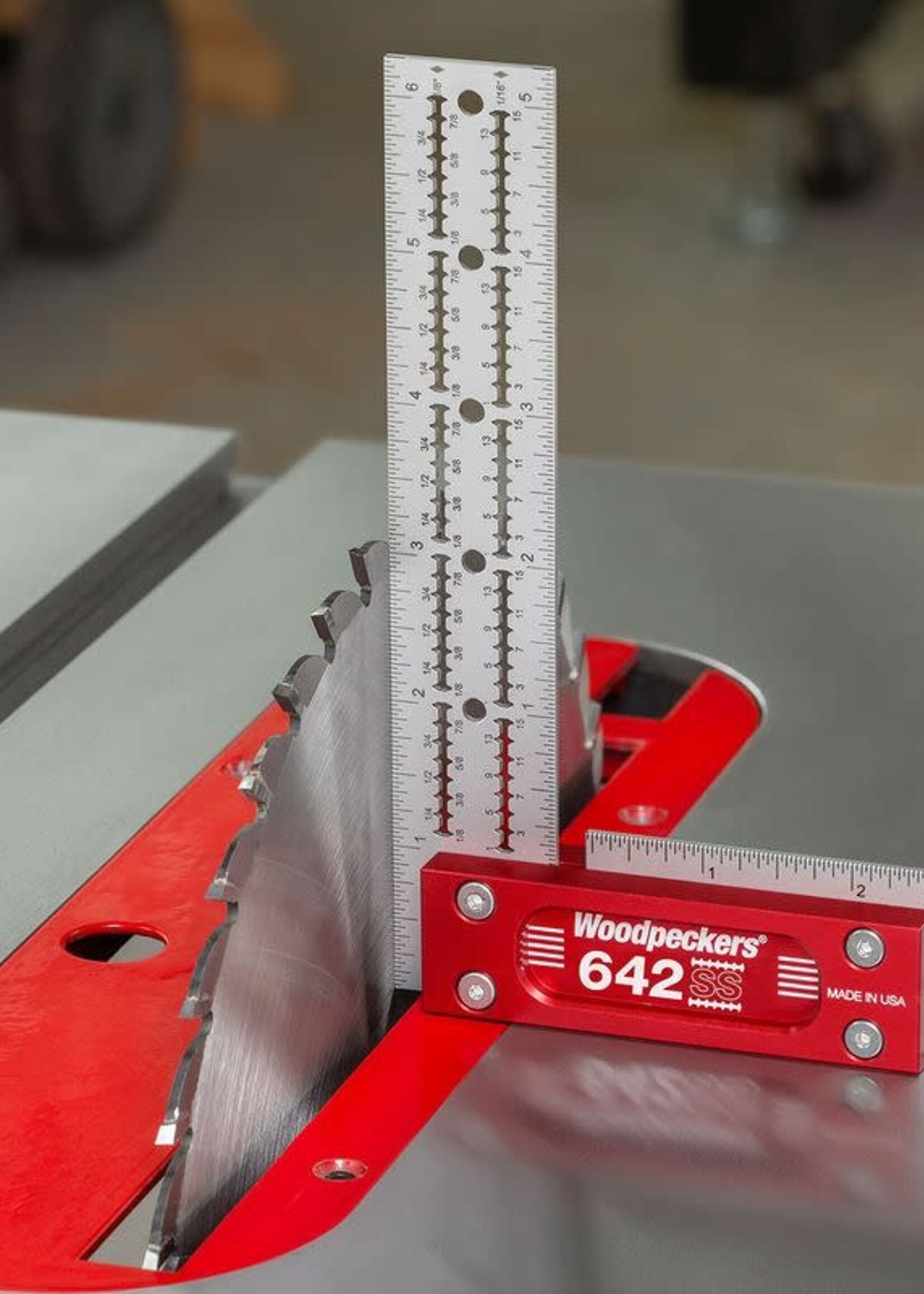 Woodpeckers Woodpeckers Stainless Steel Square 6" with Case