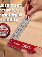 Woodpeckers Stainless Steel Square 12" w Case - SSSQ-12-19