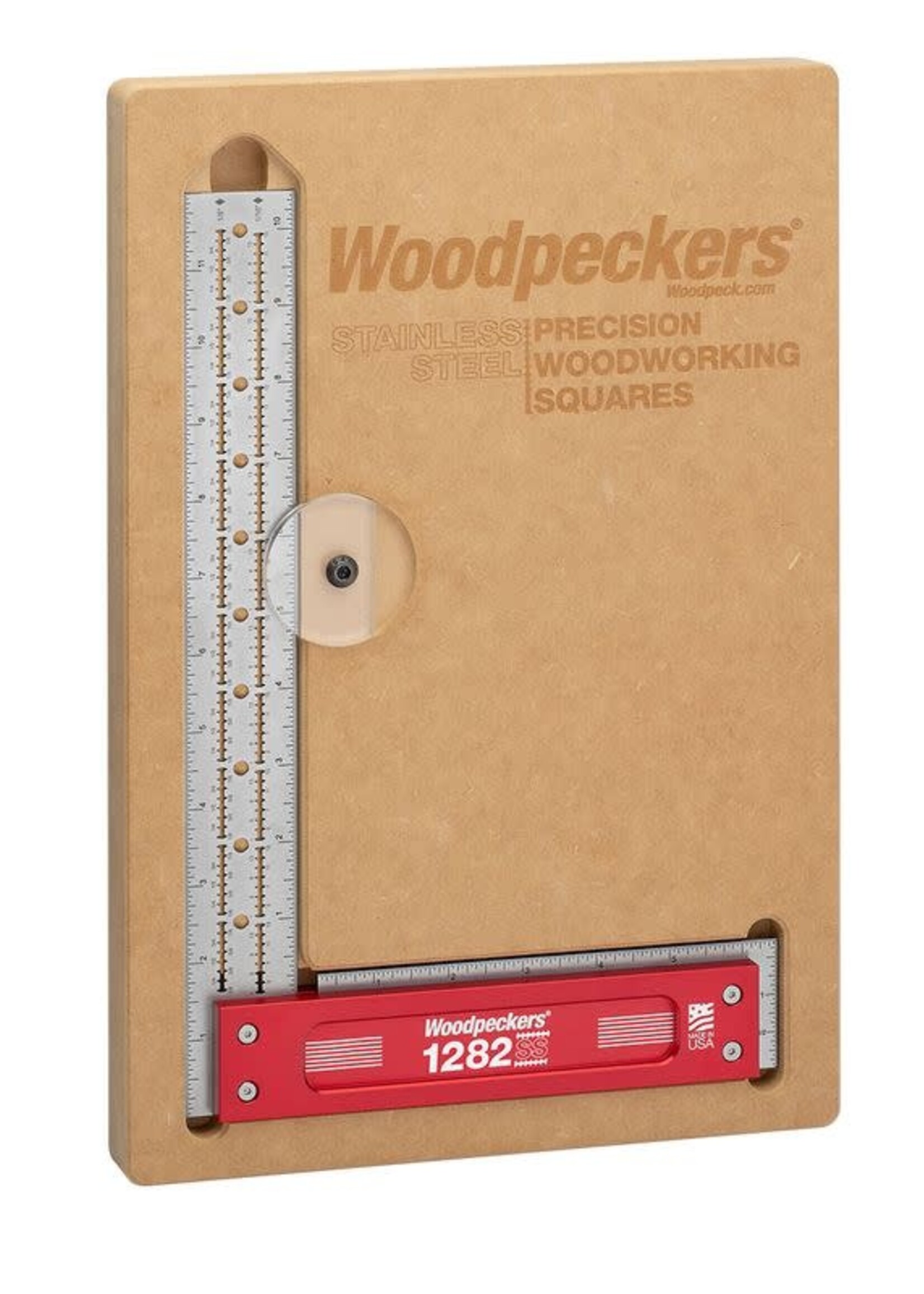 Woodpeckers Woodpeckers Stainless Steel Square 12" with Case