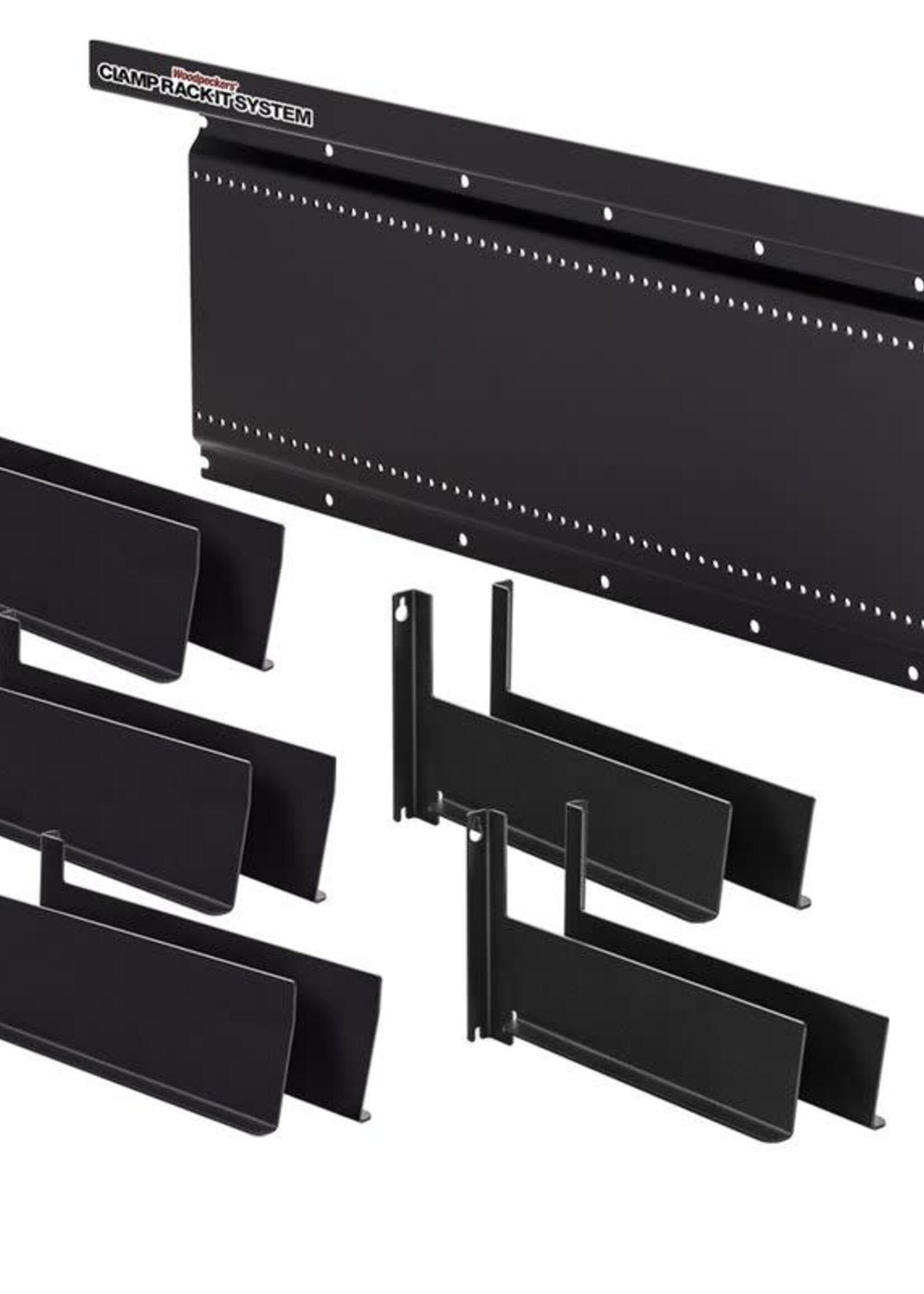 Woodpeckers Woodpeckers Clamp Rack-It System - 24" Base with 3 Large Arms, 2 Small Arms