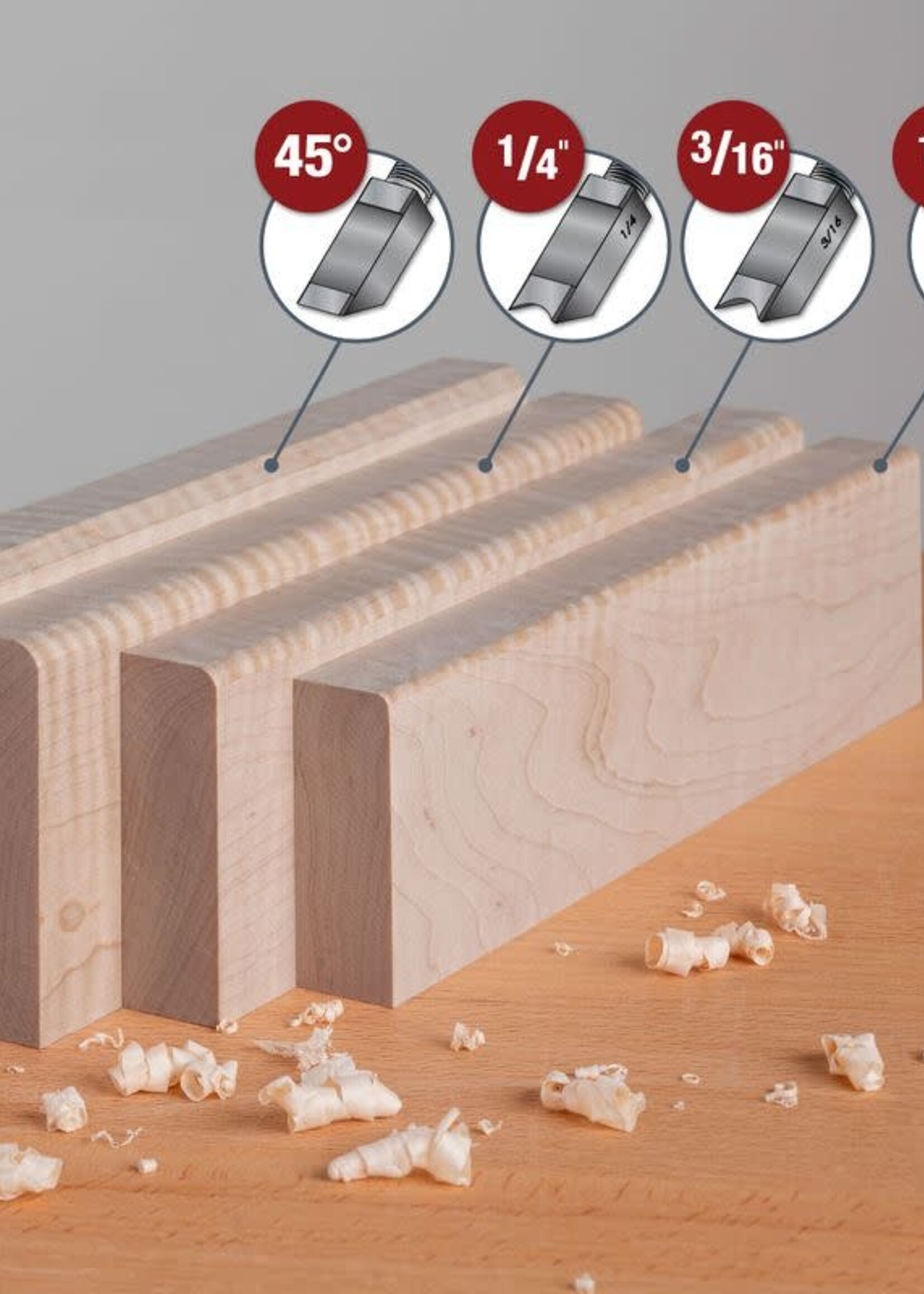 Woodpeckers Woodpeckers EZ Edge Corner Plane Deluxe Set