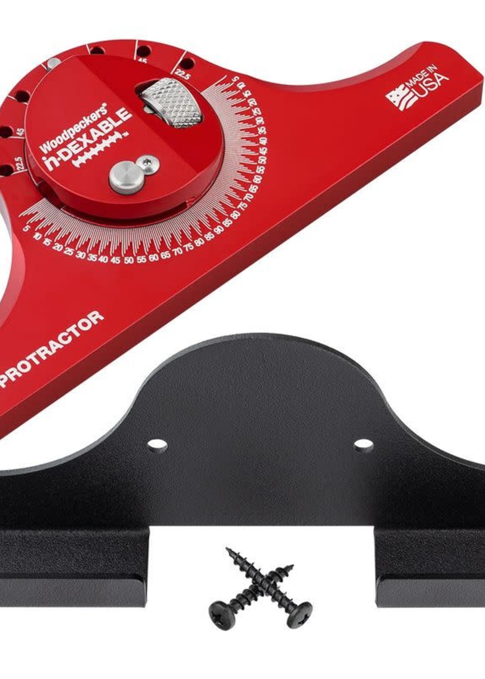 Woodpeckers Woodpeckers Mini in-DEXABLE Protractor 8" and Rack-It