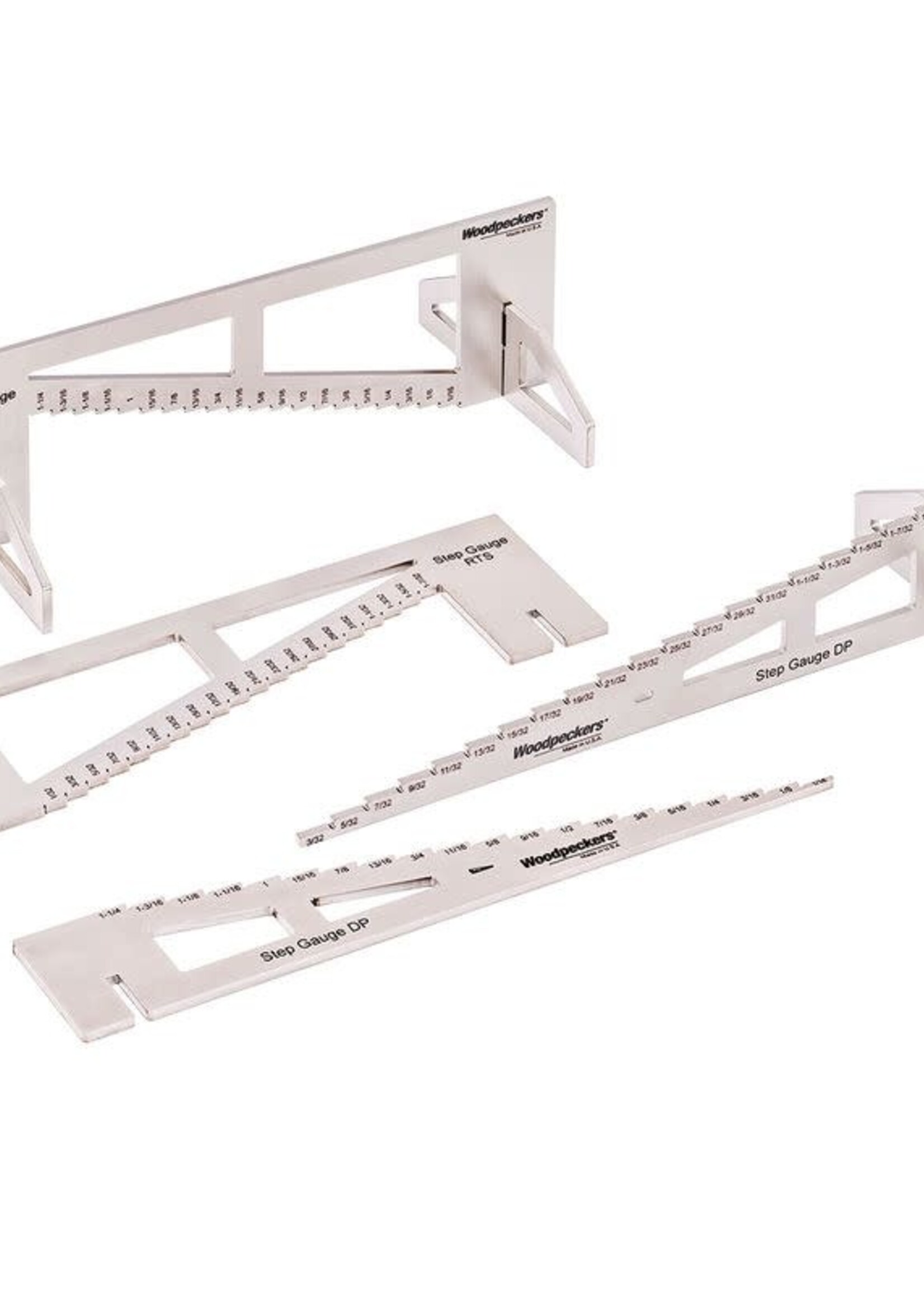 Woodpeckers Woodpeckers Stainless Steel Step Gauge Set - OneTIME Tool
