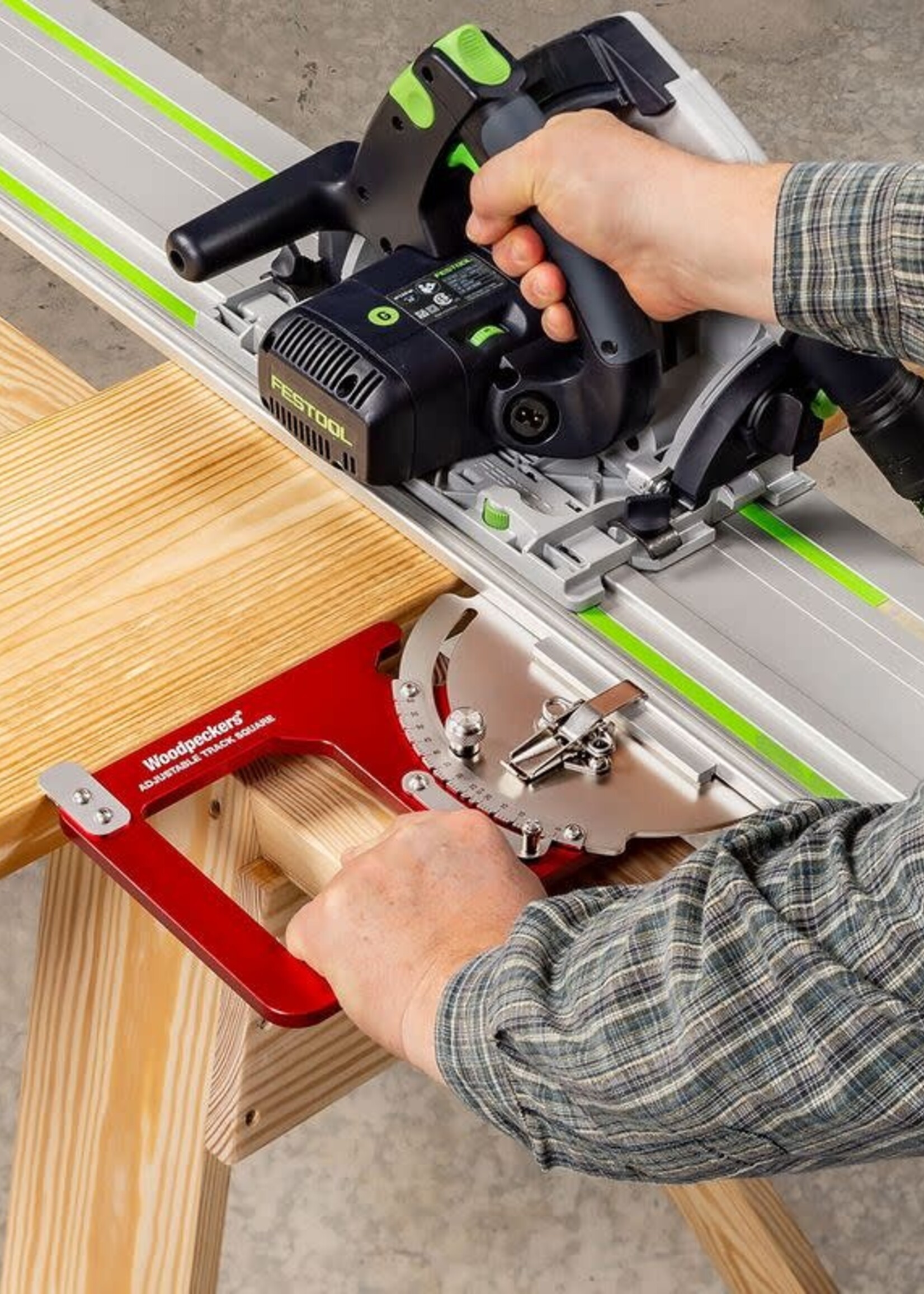 Woodpeckers Woodpeckers Adjustable Track Square with Systainer