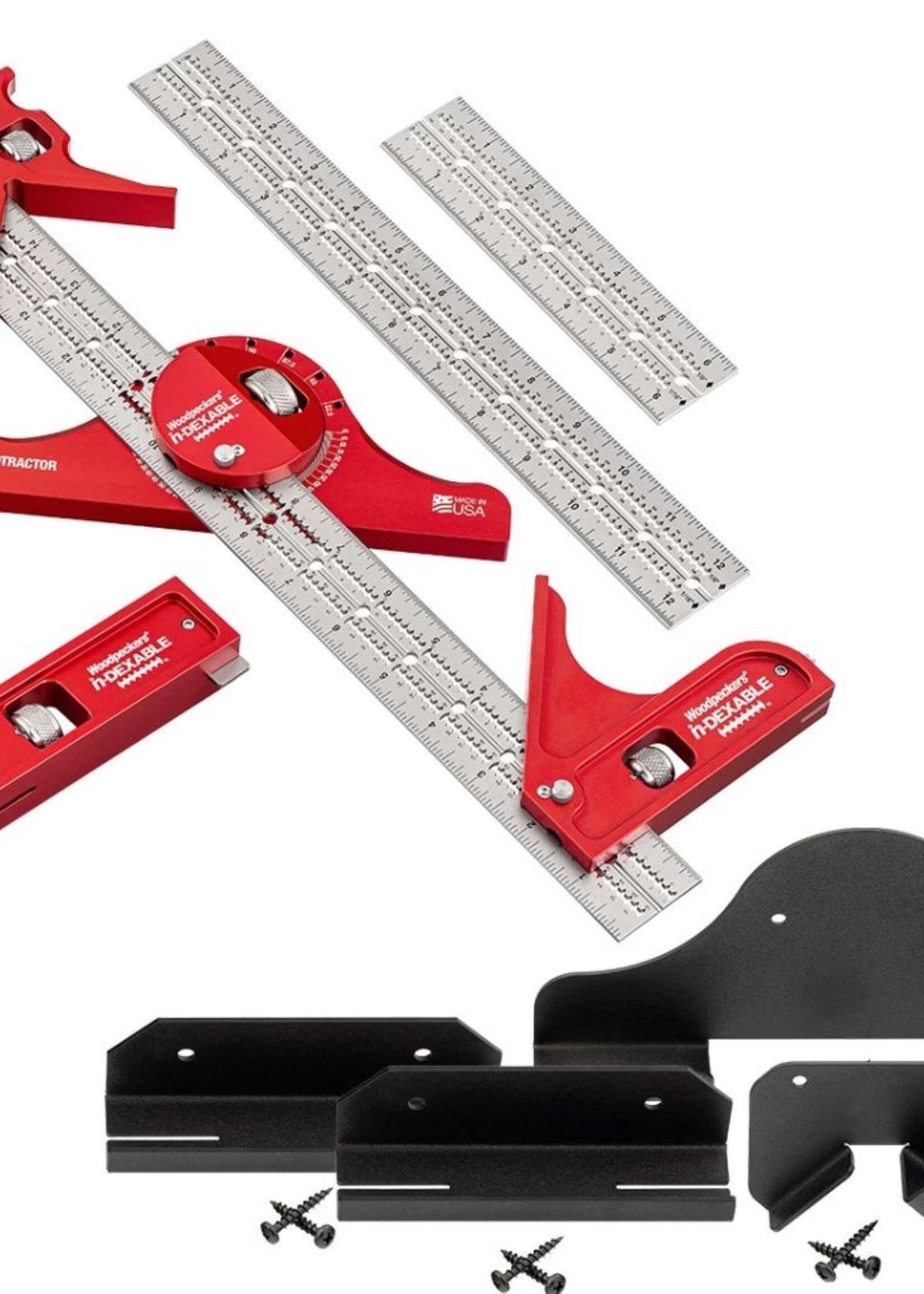 Woodpeckers Woodpeckers in-DEXABLE Square Deluxe Set of 4 with Rack-It's