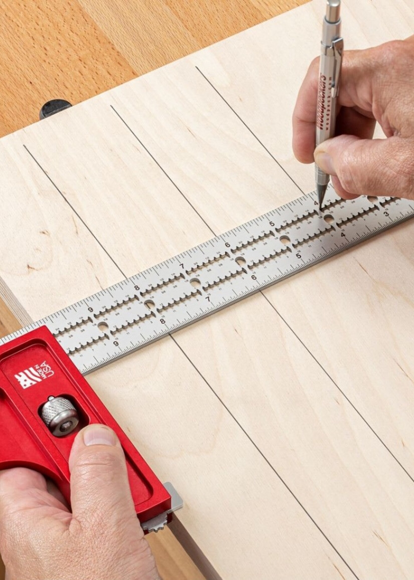 Woodpeckers Woodpeckers in-DEXABLE Square Deluxe Set of 4 with Rack-It's