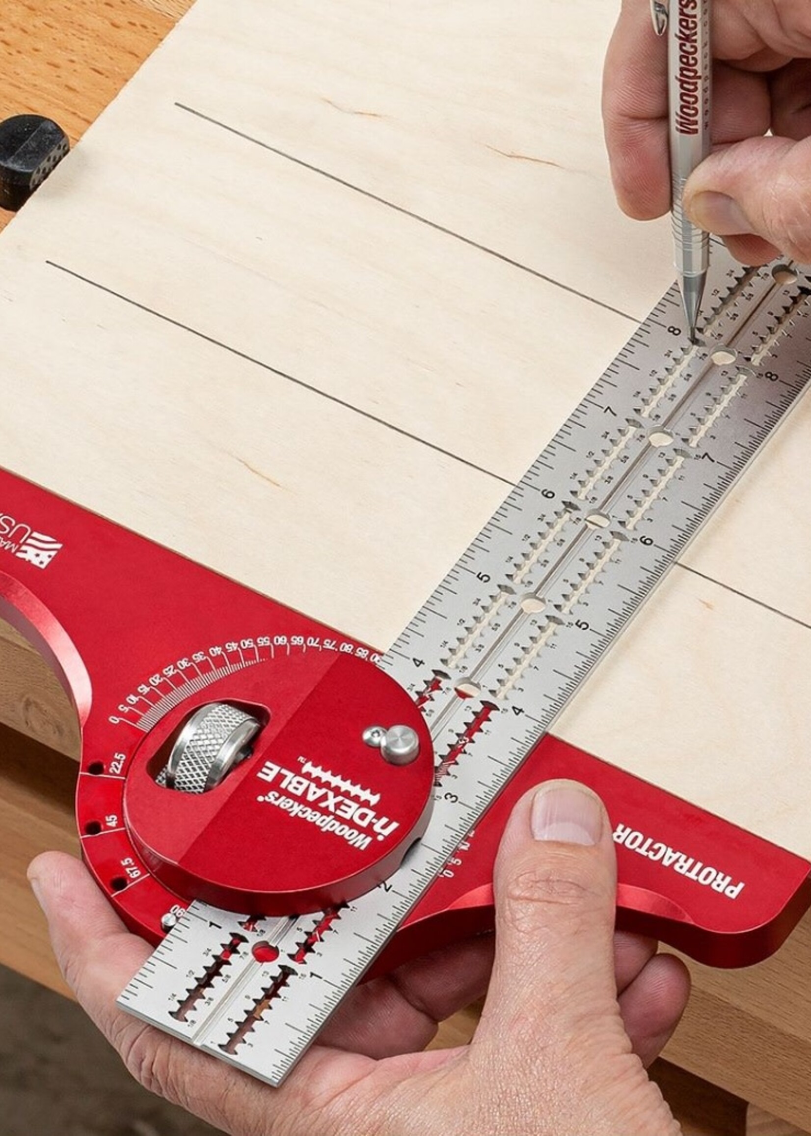 Woodpeckers Woodpeckers in-DEXABLE Square Deluxe Set of 4 with Rack-It's