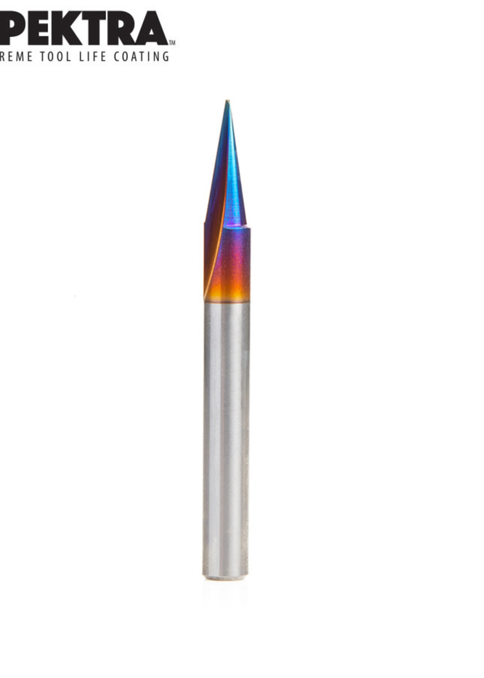 Amana Amana Spektra™ Carving Liner 18 Deg x 1/4 Dia x 5/8 x 1/4 Inch Shank x 1-Flute