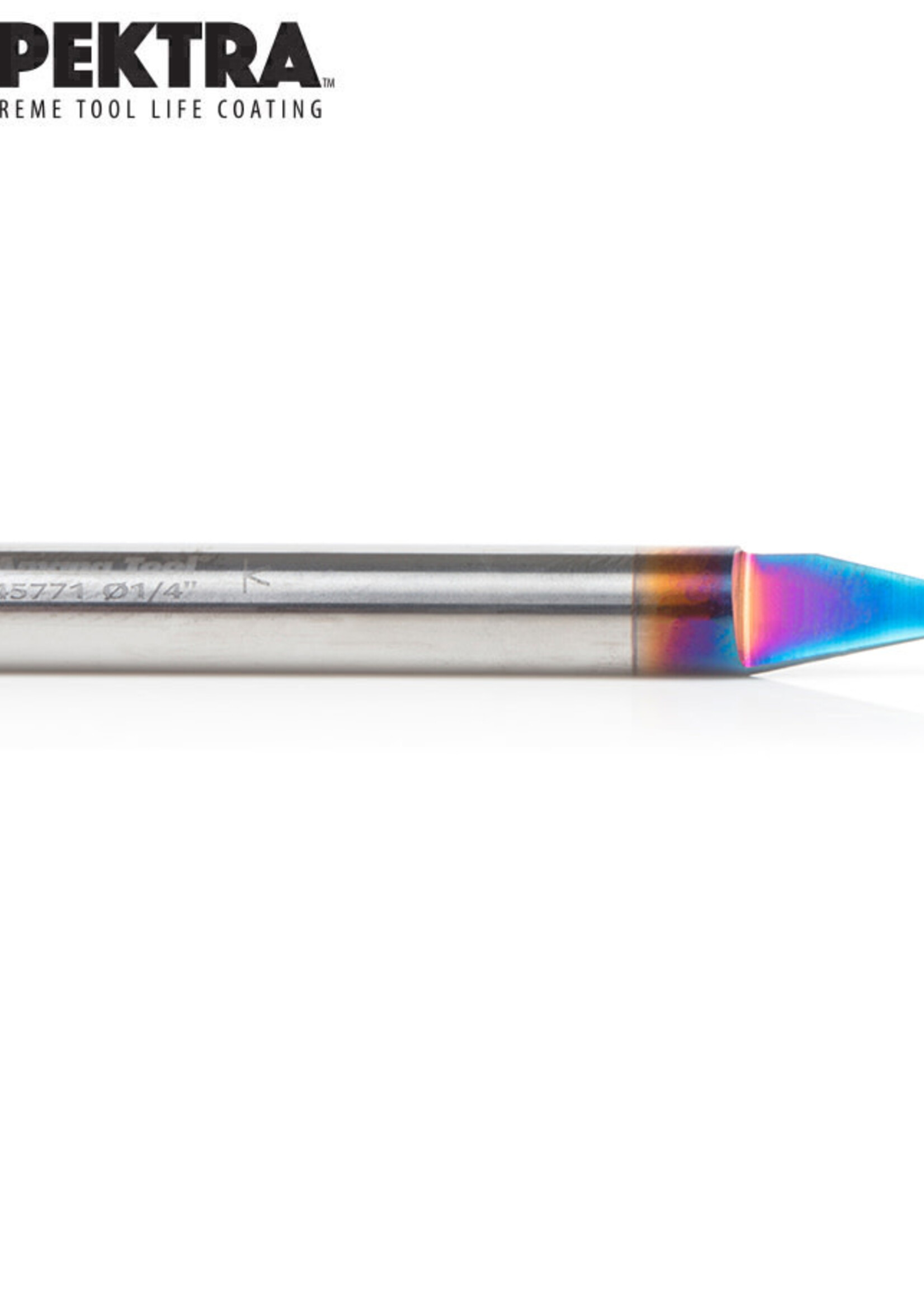 Amana Amana Spektra™ Signmaking 30 Deg Engraving 0.005 Tip Width x 1/4 Inch Shank